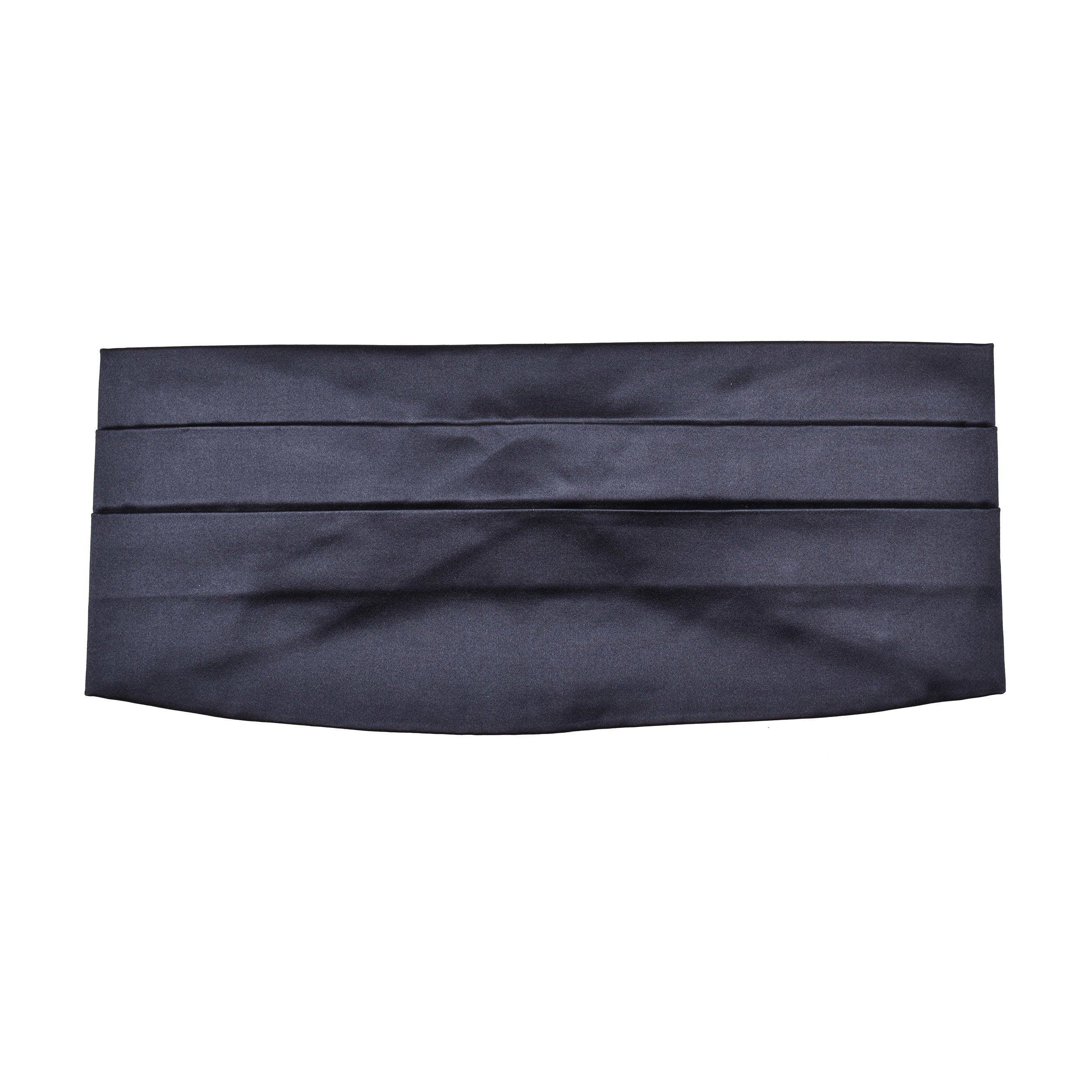 BRUNELLO CUCINELLI MEN'S SILK BLEND NAVY BLUE CUMMBERBUND