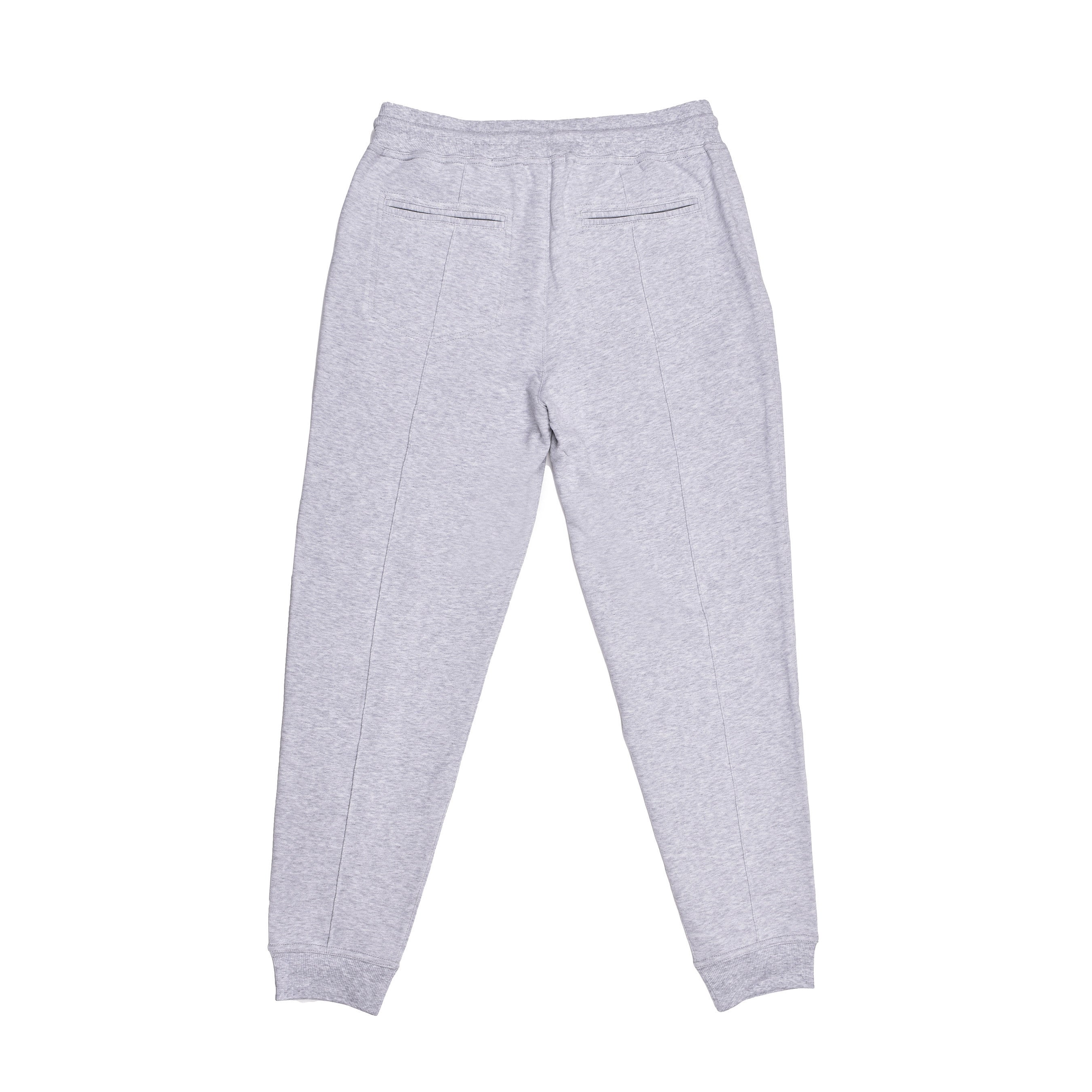 BRUNELLO CUCINELLI MEN'S LIGHT GREY COTTON SWEATPANTS