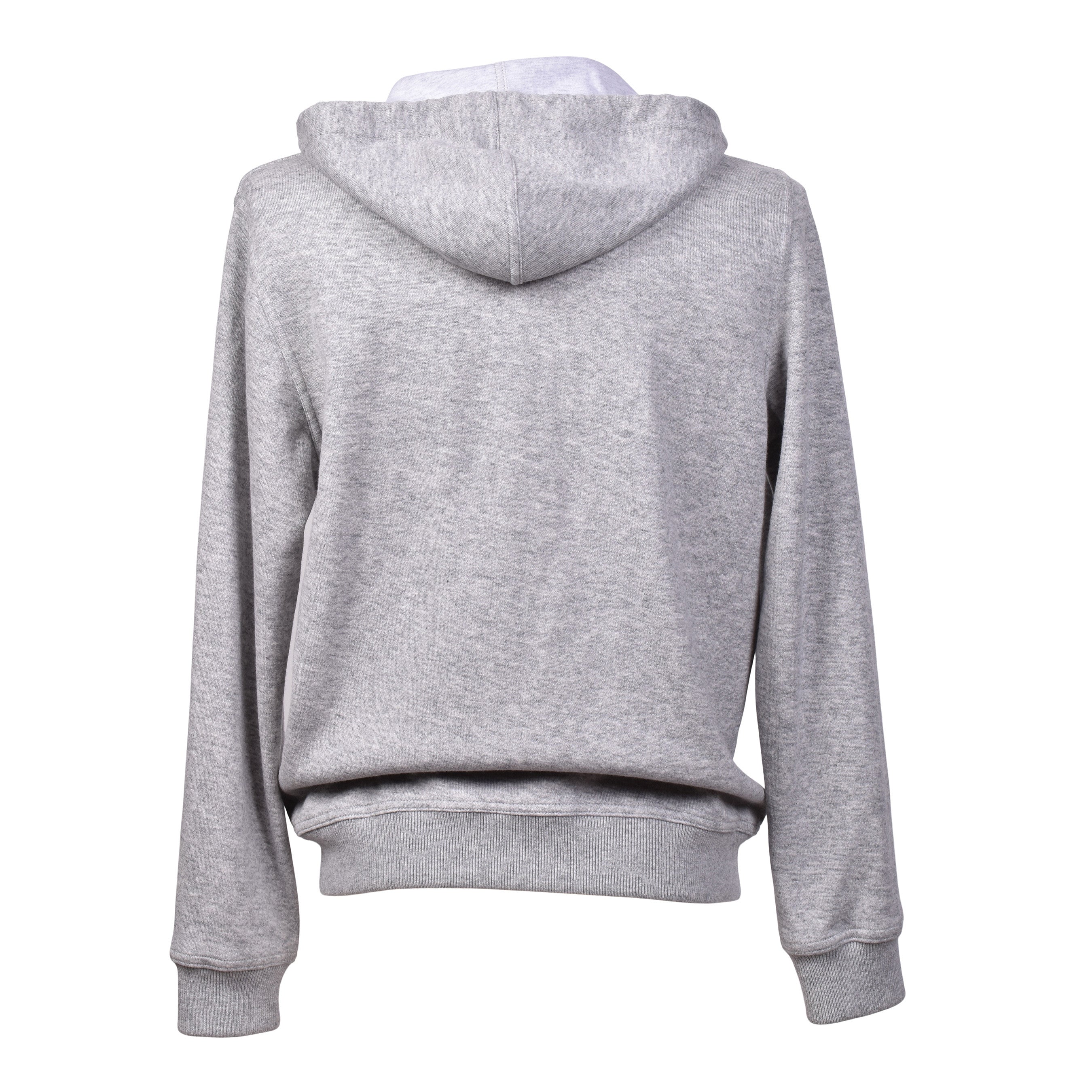 BRUNELLO CUCINELLI MEN'S LUXURIOUS GRAY CASHMERE BLEND ZIP UP HOODIE SWEATSHIRT