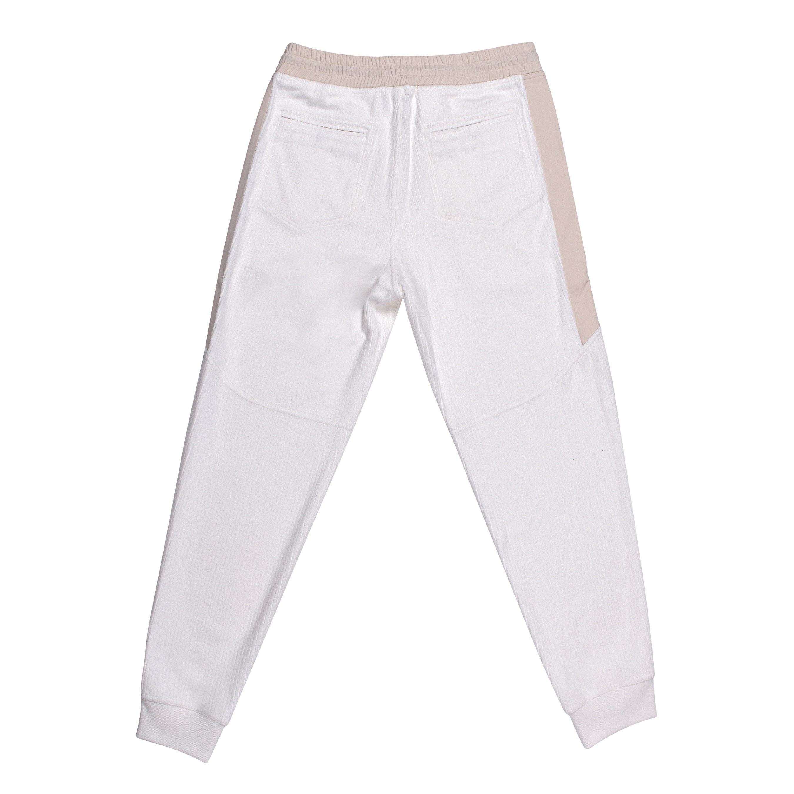 BRUNELLO CUCINELLI MEN'S CREAM RELAXED CORDUROY TROUSERS