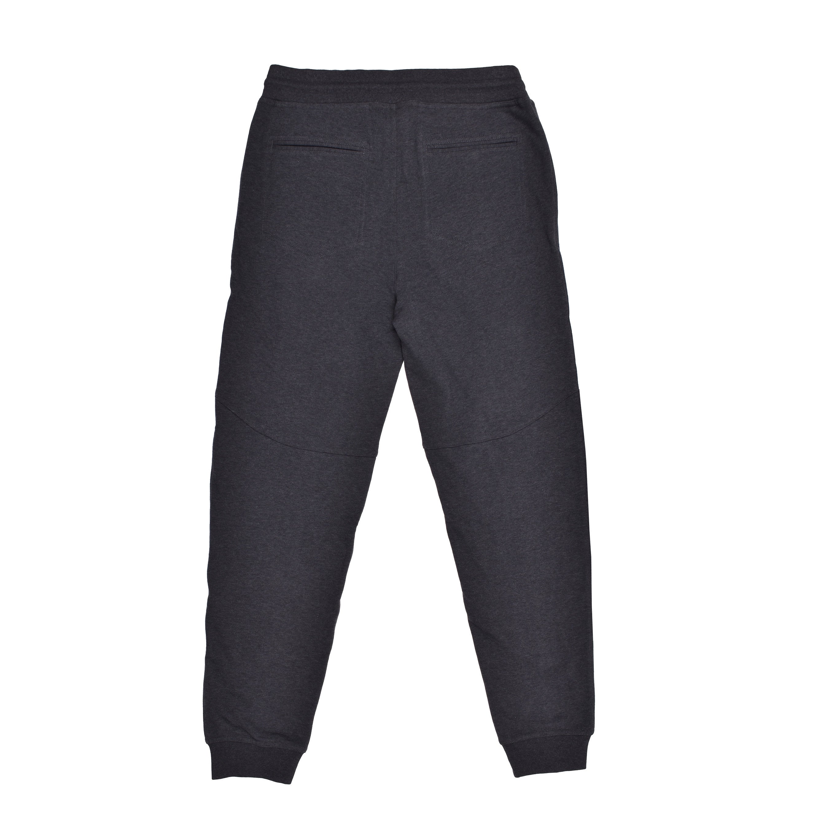 BRUNELLO CUCINELLI MEN'S ANTHRACITE TWO-TONE ATHLETIC TROUSERS