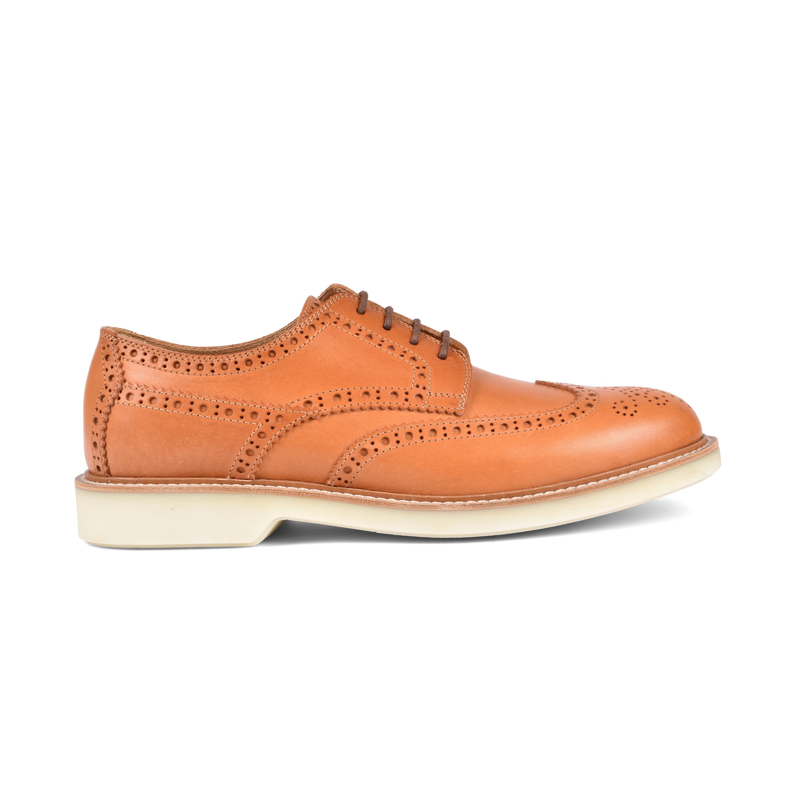 BRUNELLO CUCINELLI MEN'S 100% LEATHER CASUAL DERBY SHOES