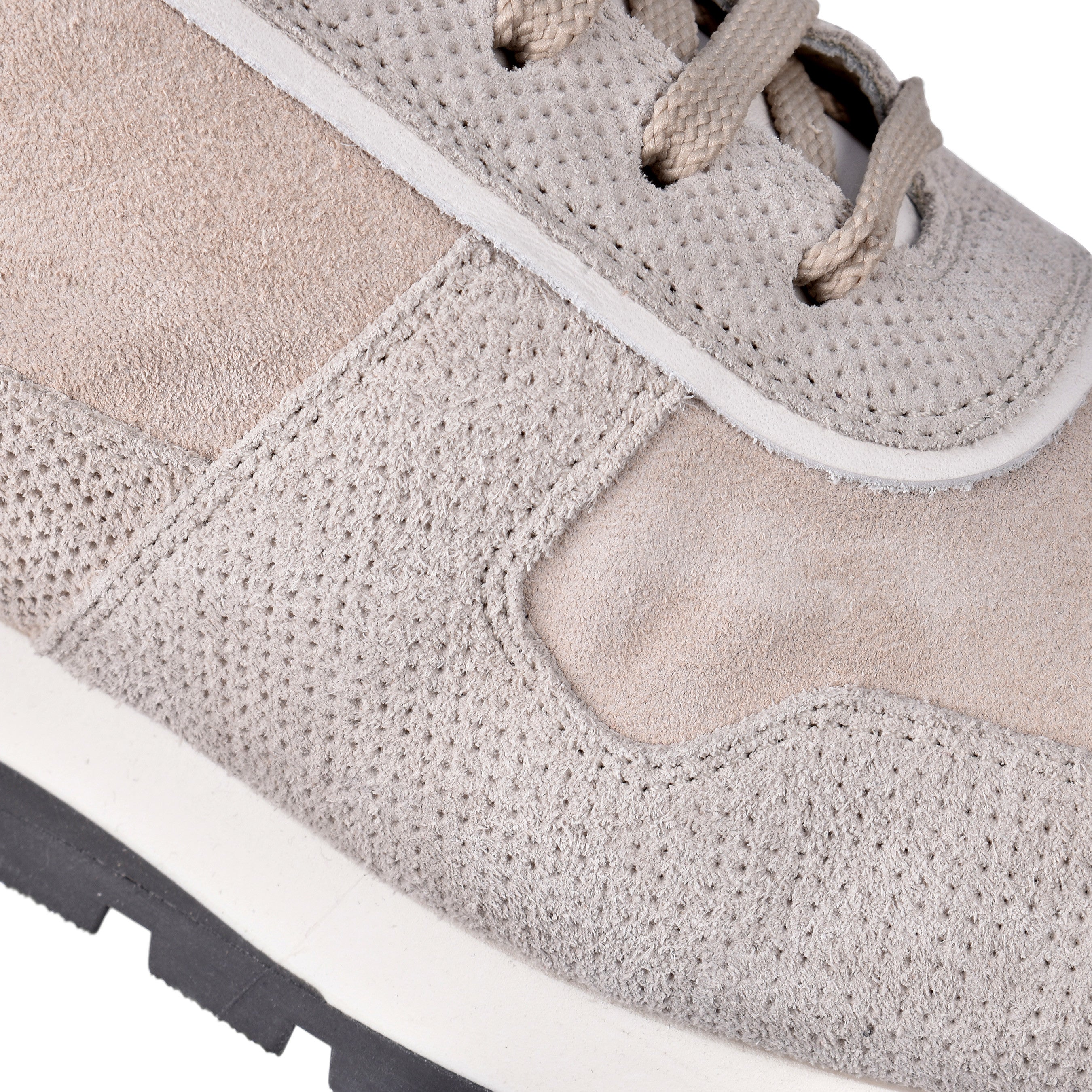 BRUNELLO CUCINELLI MENS 100% LEATHER TWO TONE FASHION SNEAKERS NEW