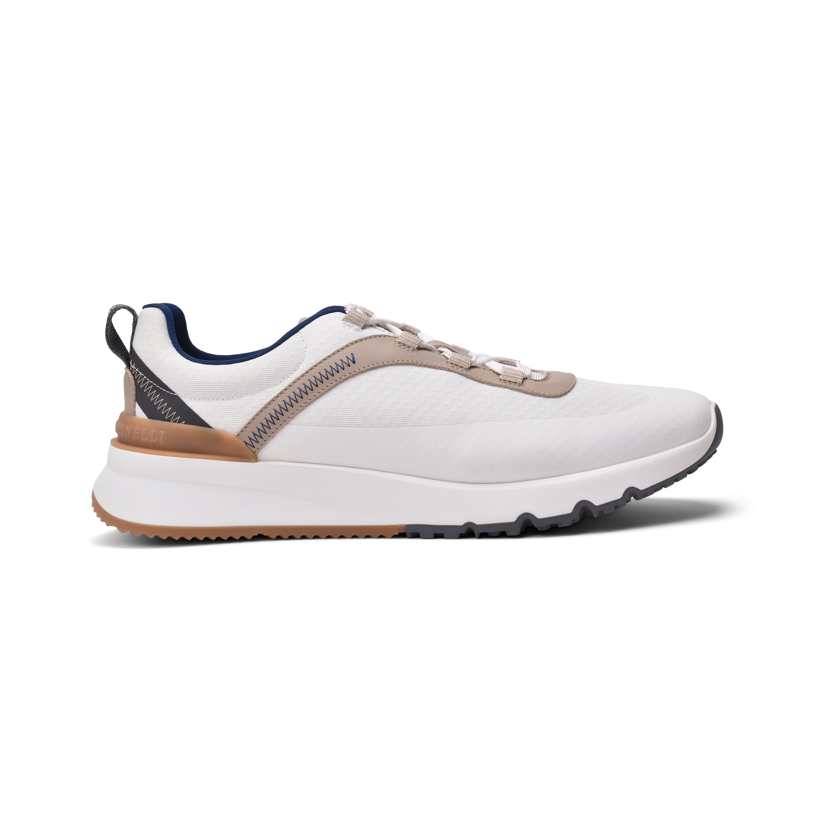 BRUNELLO CUCINELLI MEN'S TWO TONE FASHION RUNNING SNEAKERS