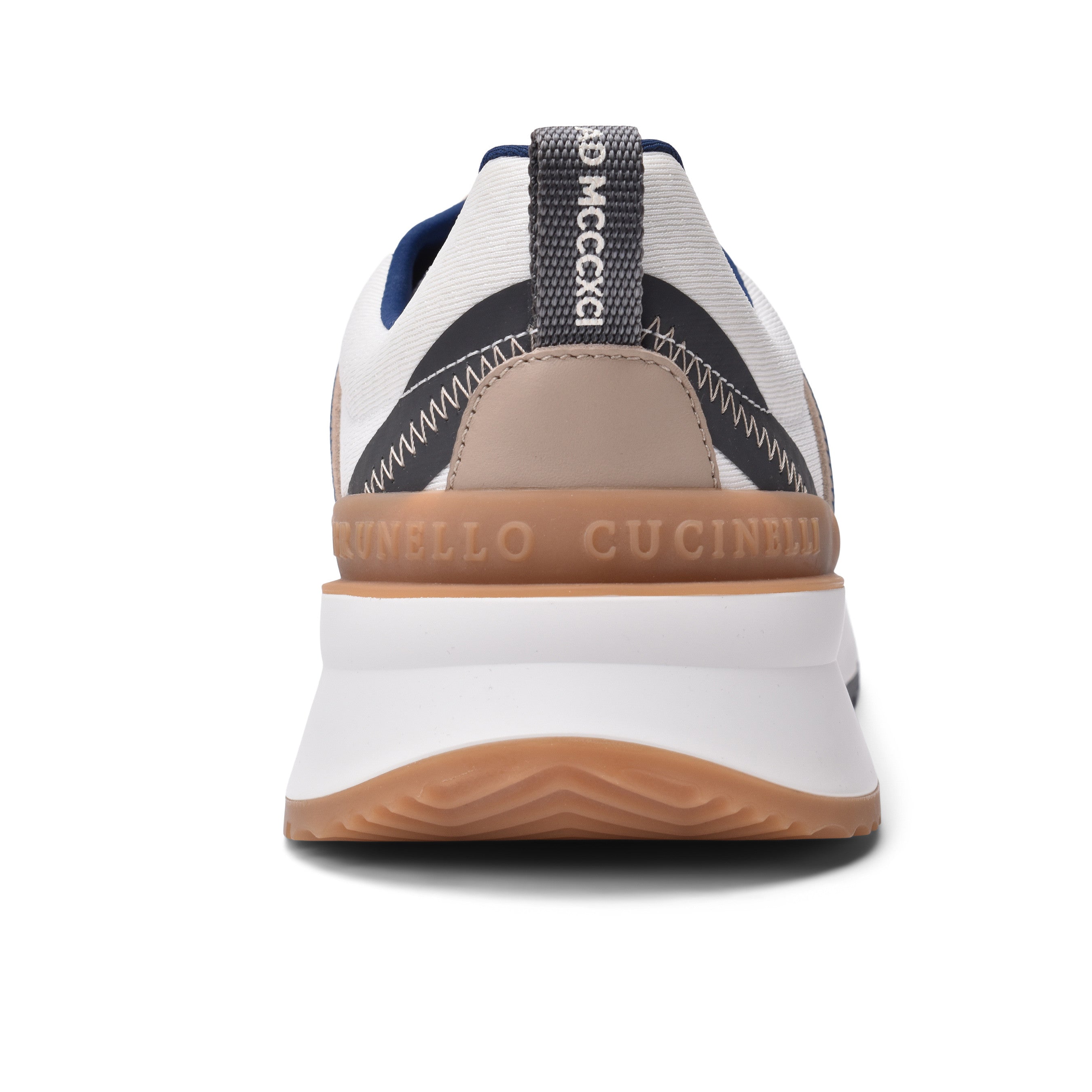 BRUNELLO CUCINELLI MEN'S TWO TONE FASHION RUNNING SNEAKERS