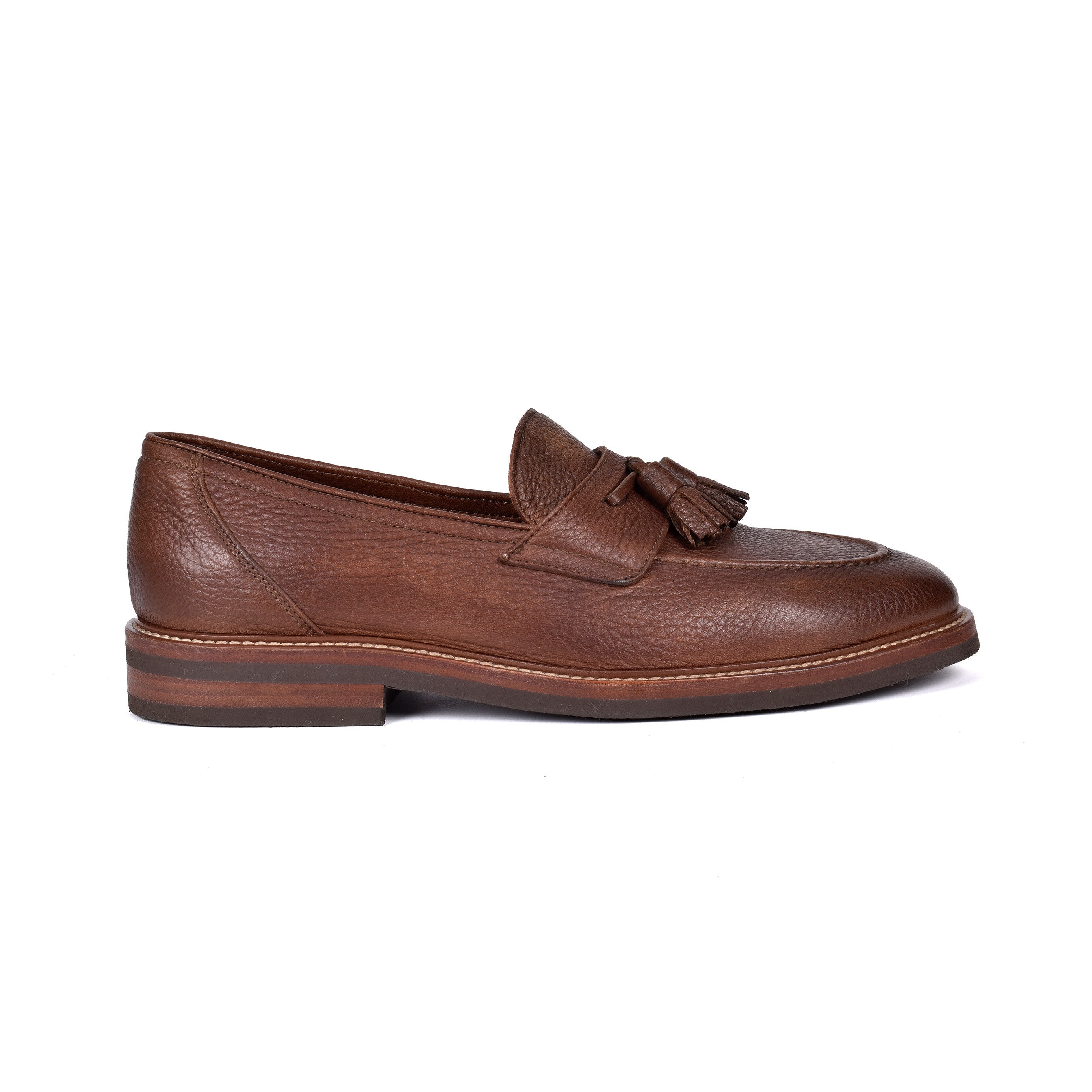 BRUNELLO CUCINELLI MEN'S 100% CALF'S LEATHER CASUAL LOAFER/SHOE NEW