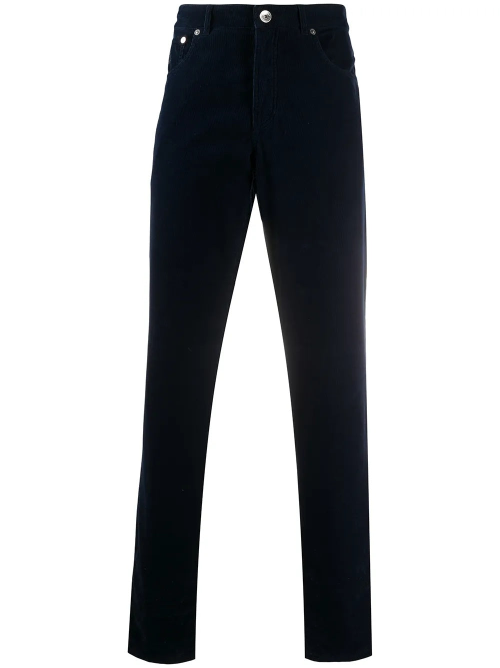 BRUNELLO CUCINELLI MEN'S NAVY STRAIGHT LEG TROUSERS