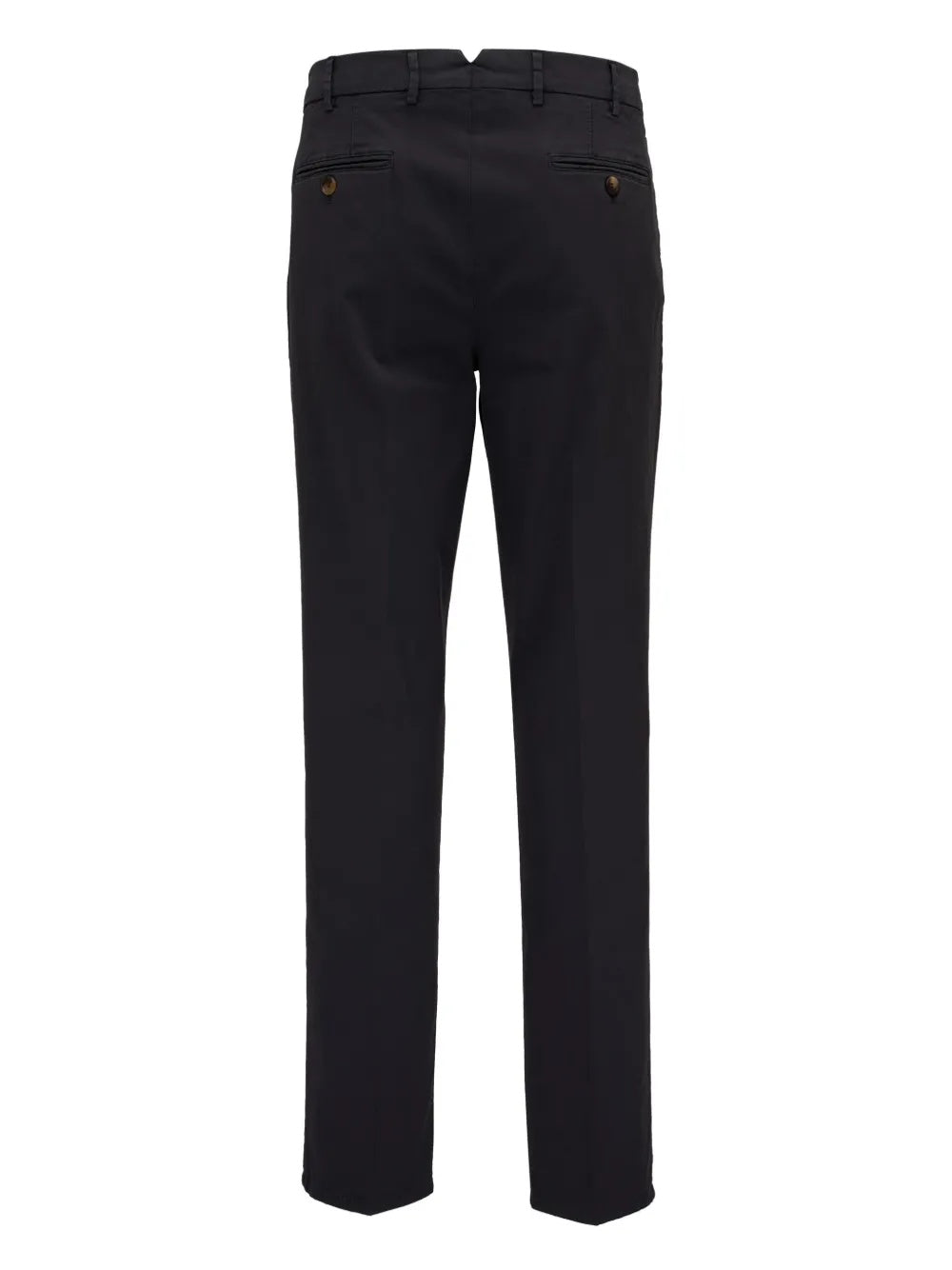 BRUNELLO CUCINELLI MEN'S DARK GREY TAILORED TROUSERS