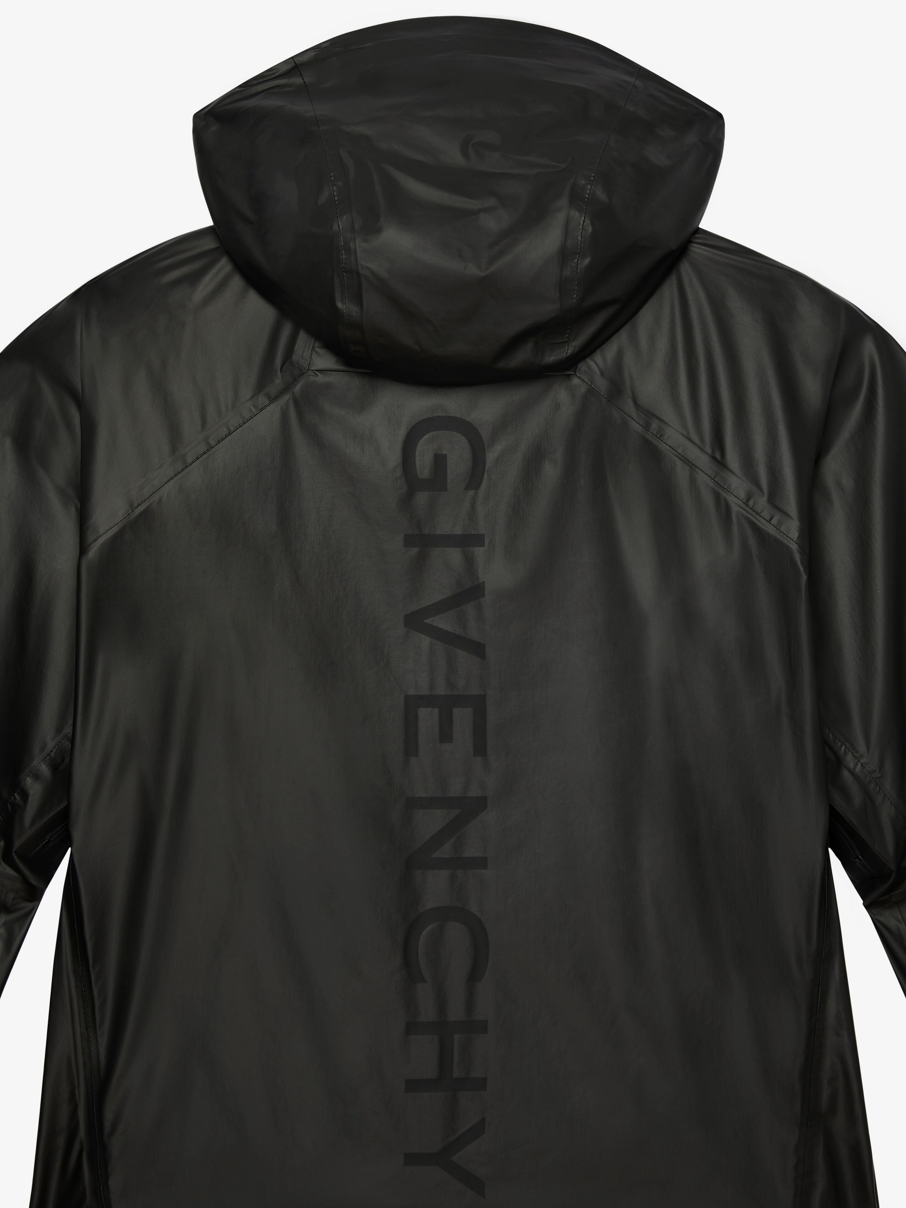 GIVENCHY MEN'S BLACK SHELL WINDBREAKER JACKET