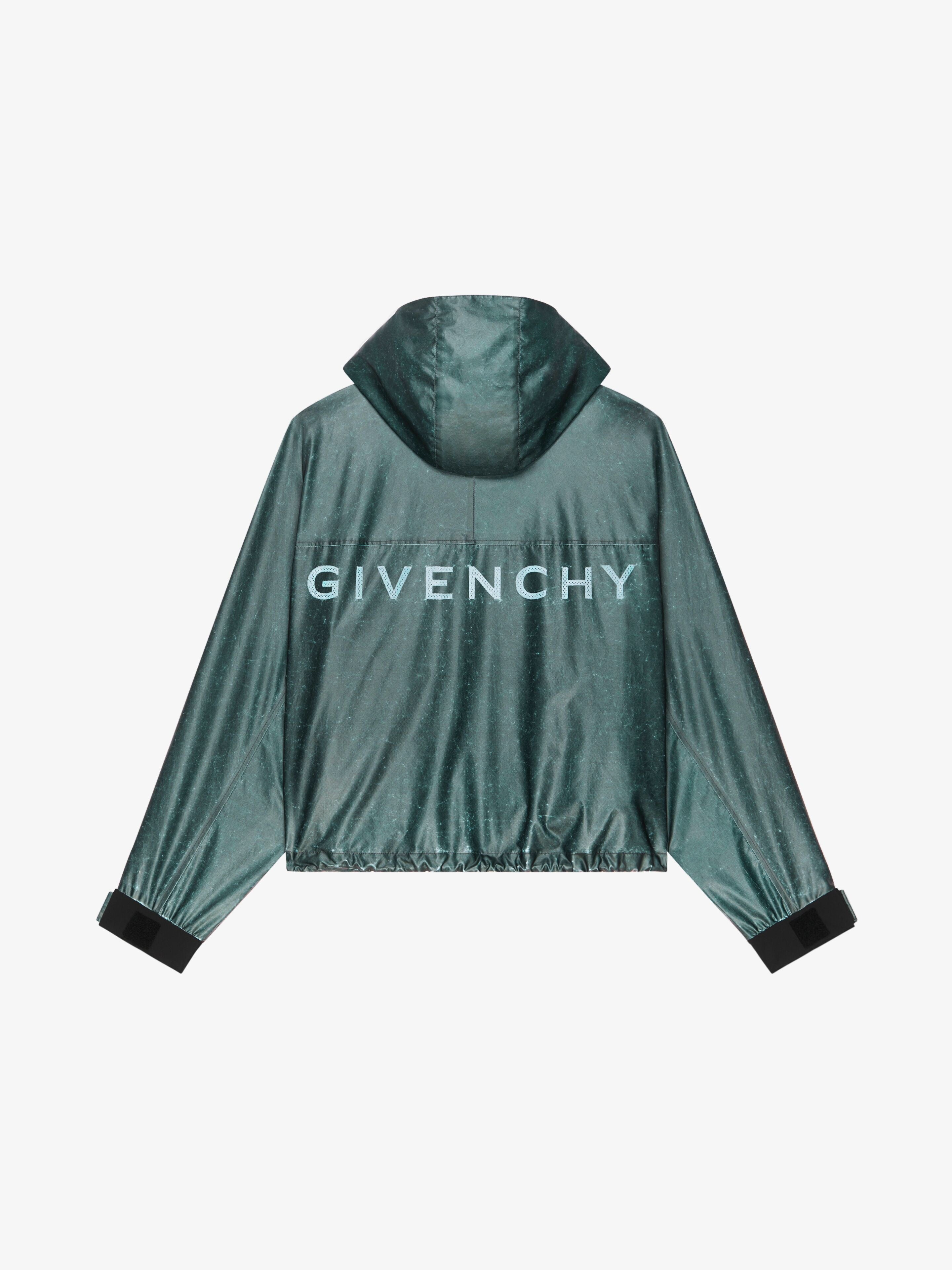 GIVENCHY MEN'S CROPPED GARMENT WASH PARKA NWT