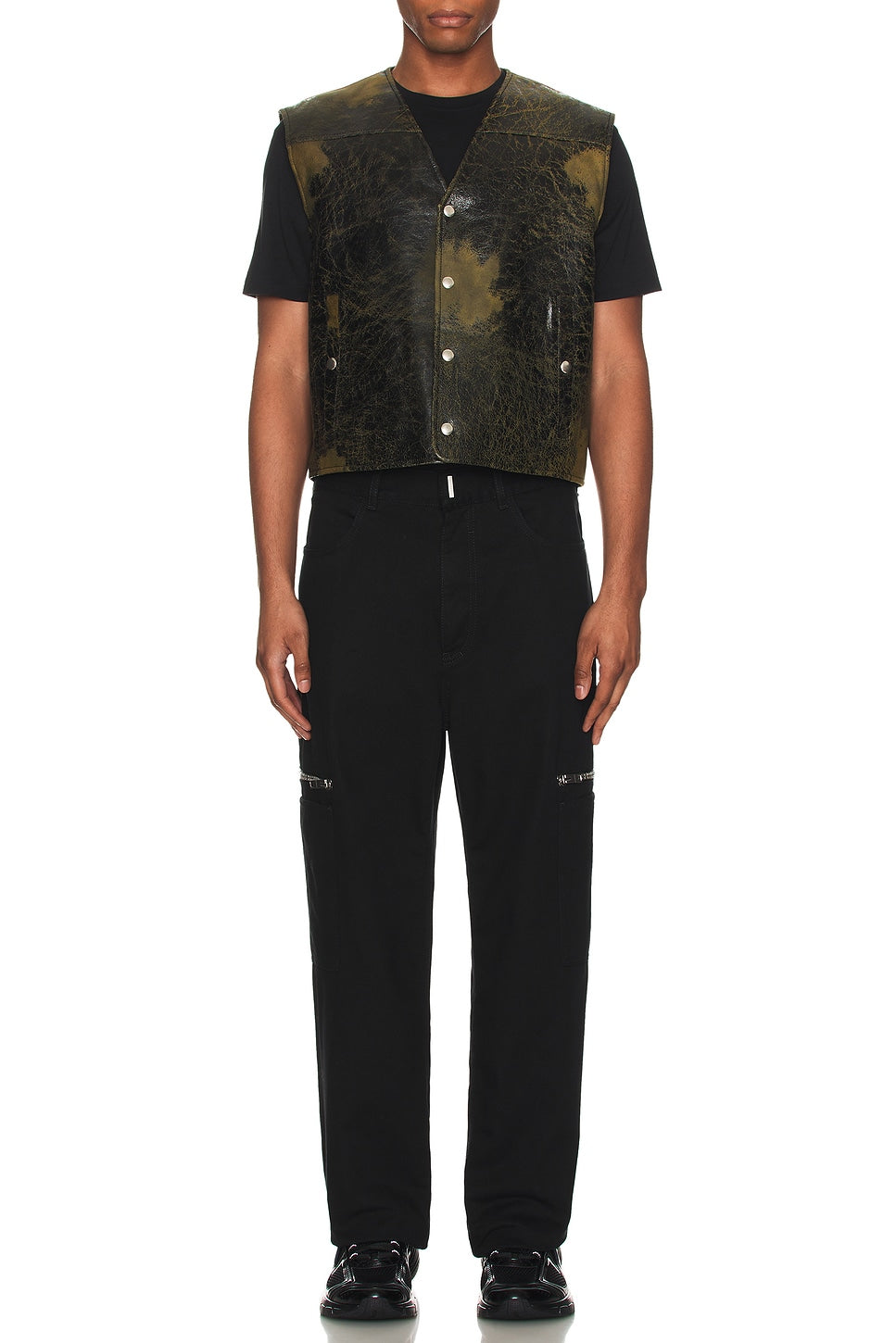 GIVENCHY MEN'S SNAP VEST NWT