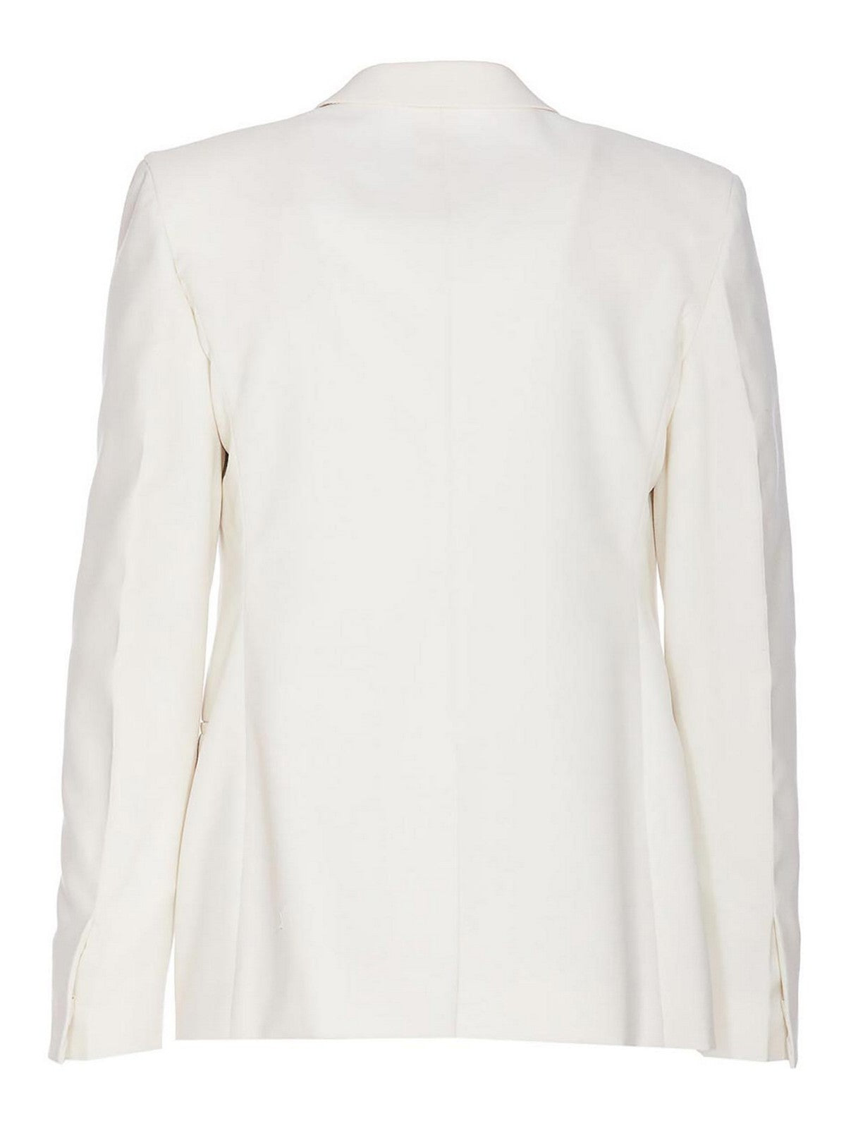 GIVENCHY MEN'S WHITE FITTED TAILORED JACKET
