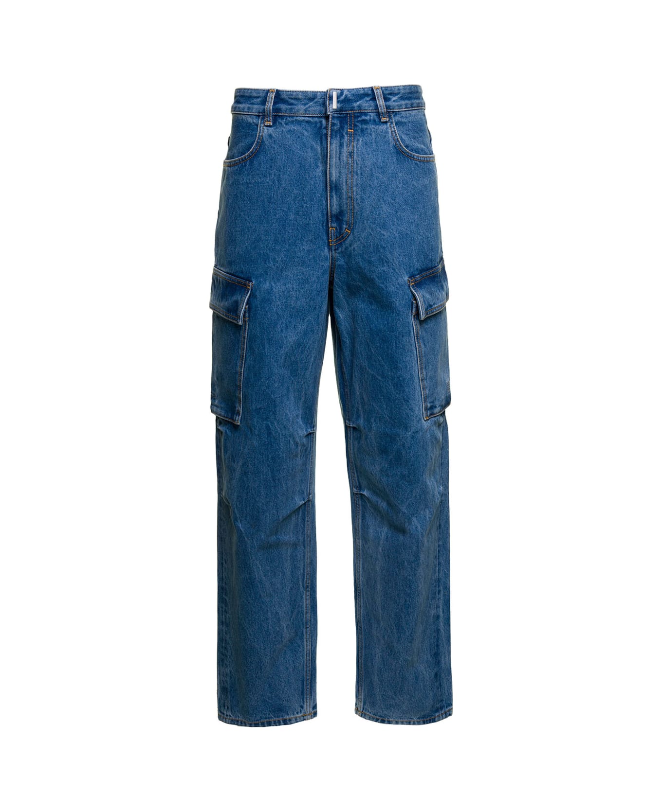 GIVENCHY MEN'S ENCRUSTED POCKETS KNEE DART DENIM PANTS NWT