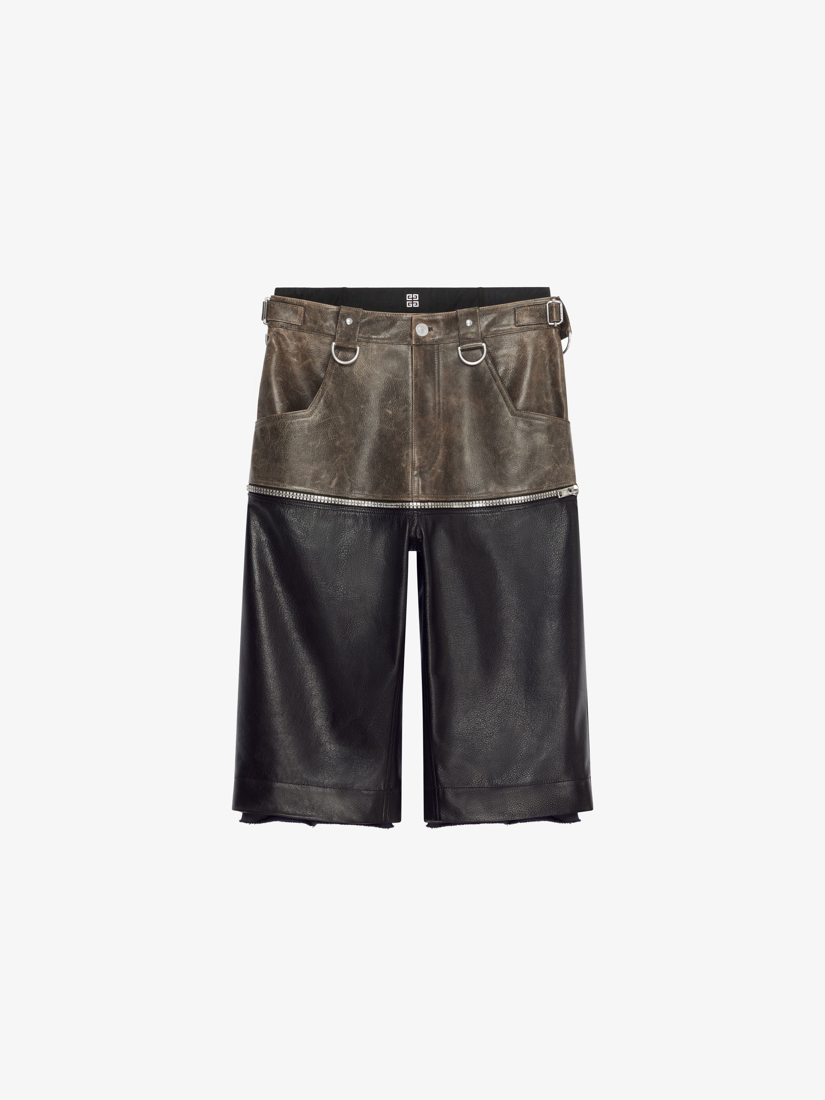 GIVENCHY MEN'S MULTI FABRICS LAYERS PANTS NWT