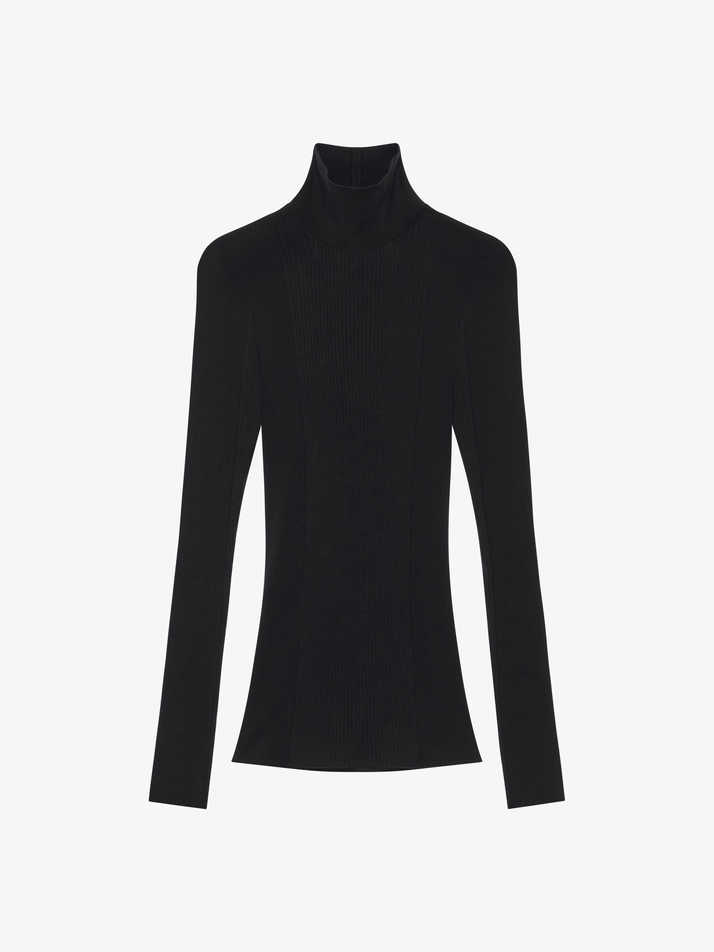 GIVENCHY MEN'S TUBULAR KNIT MOCK NECK NWT