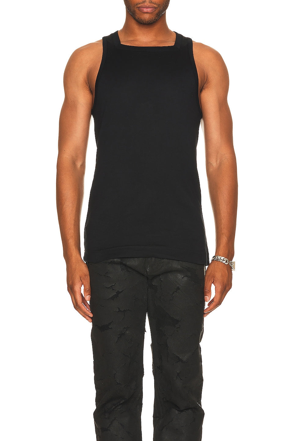 GIVENCHY MEN'S SLIM FIT SQUARE NECK TANK TOP NWT