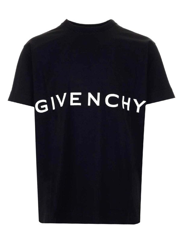 GIVENCHY MEN'S OVERSIZED FIT GIVENCHY EMBROIDERY TSHIRT NWT