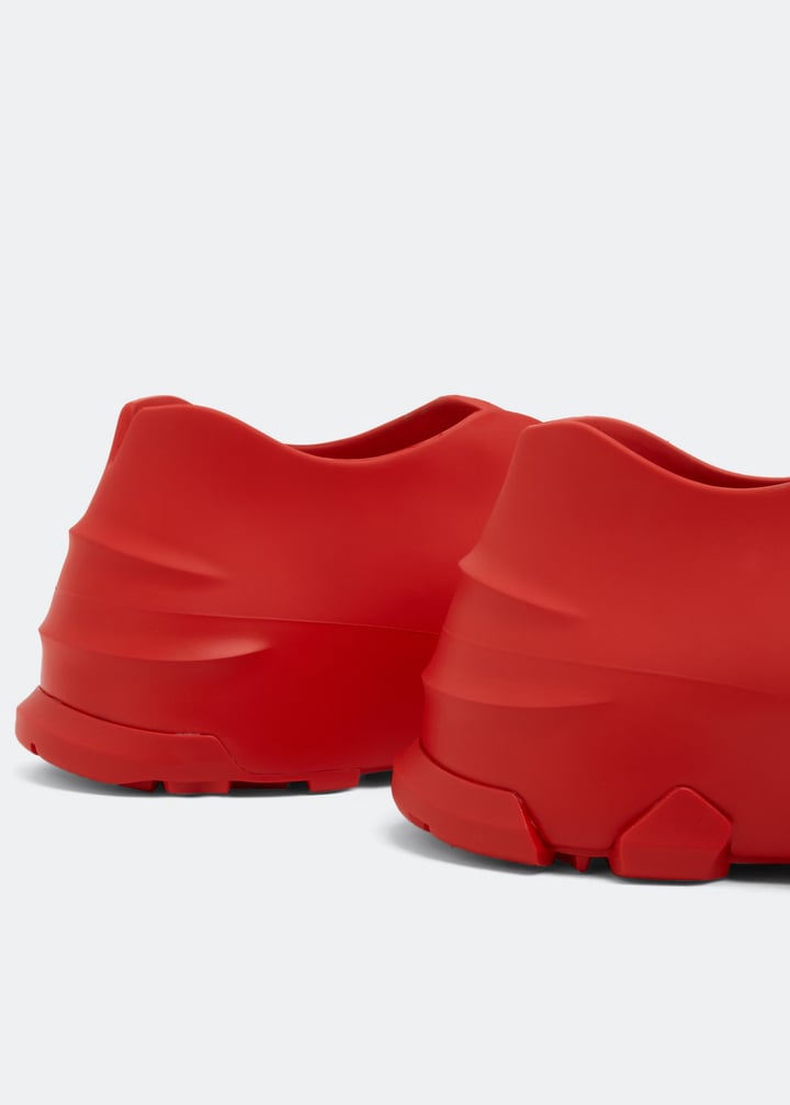 GIVENCHY MEN'S RED HYBRID FASHION SNEAKERS