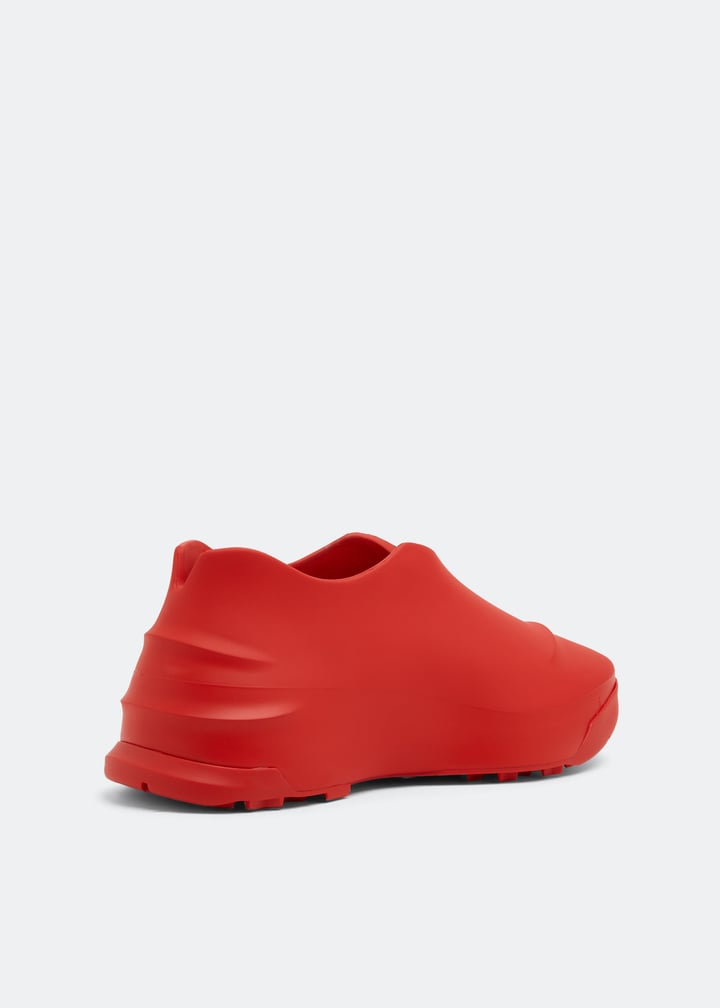 GIVENCHY MEN'S RED HYBRID FASHION SNEAKERS