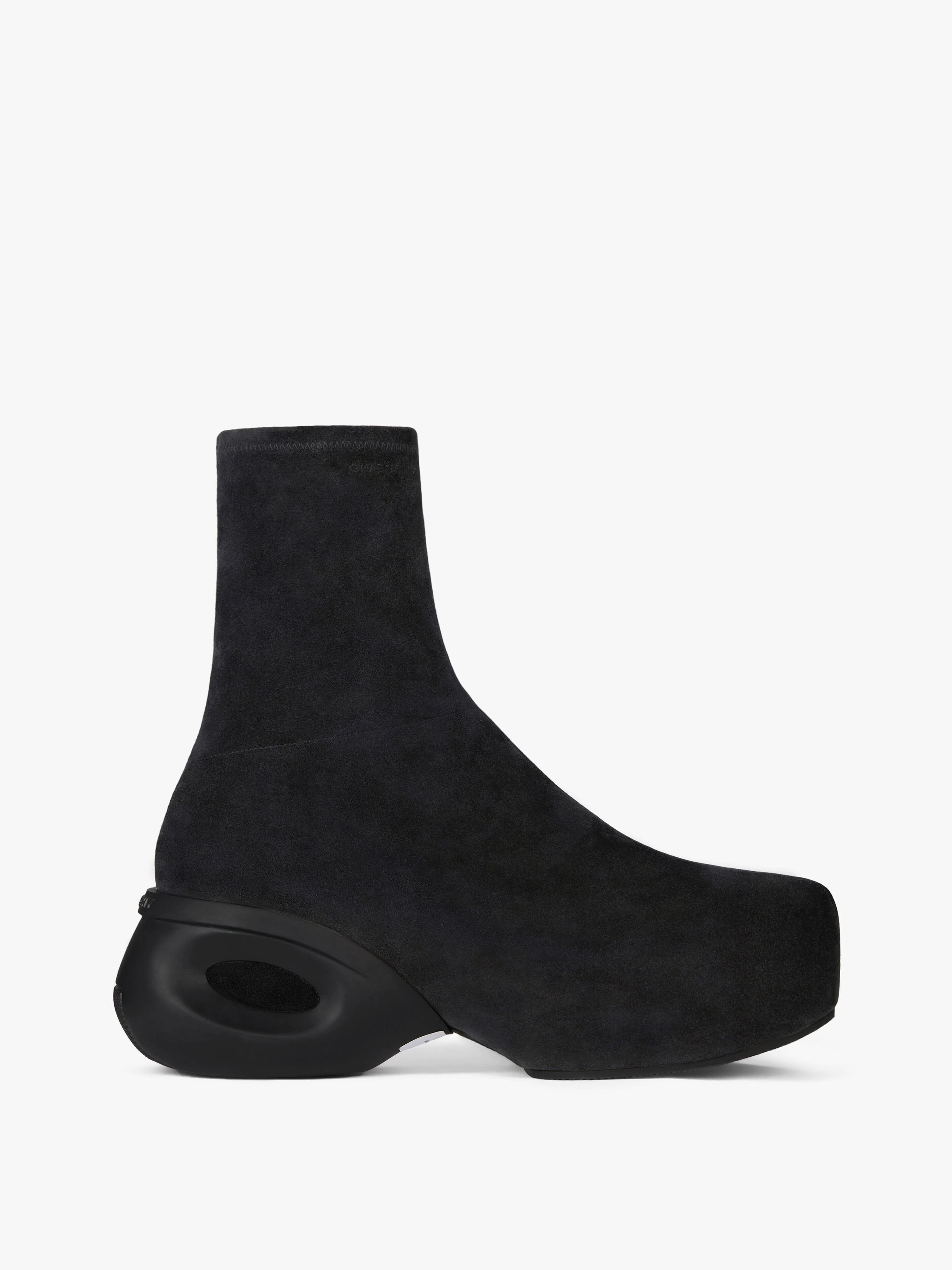 GIVENCHY MEN'S G CLOG RUBBER HEEL STRETCH BOOT NWT