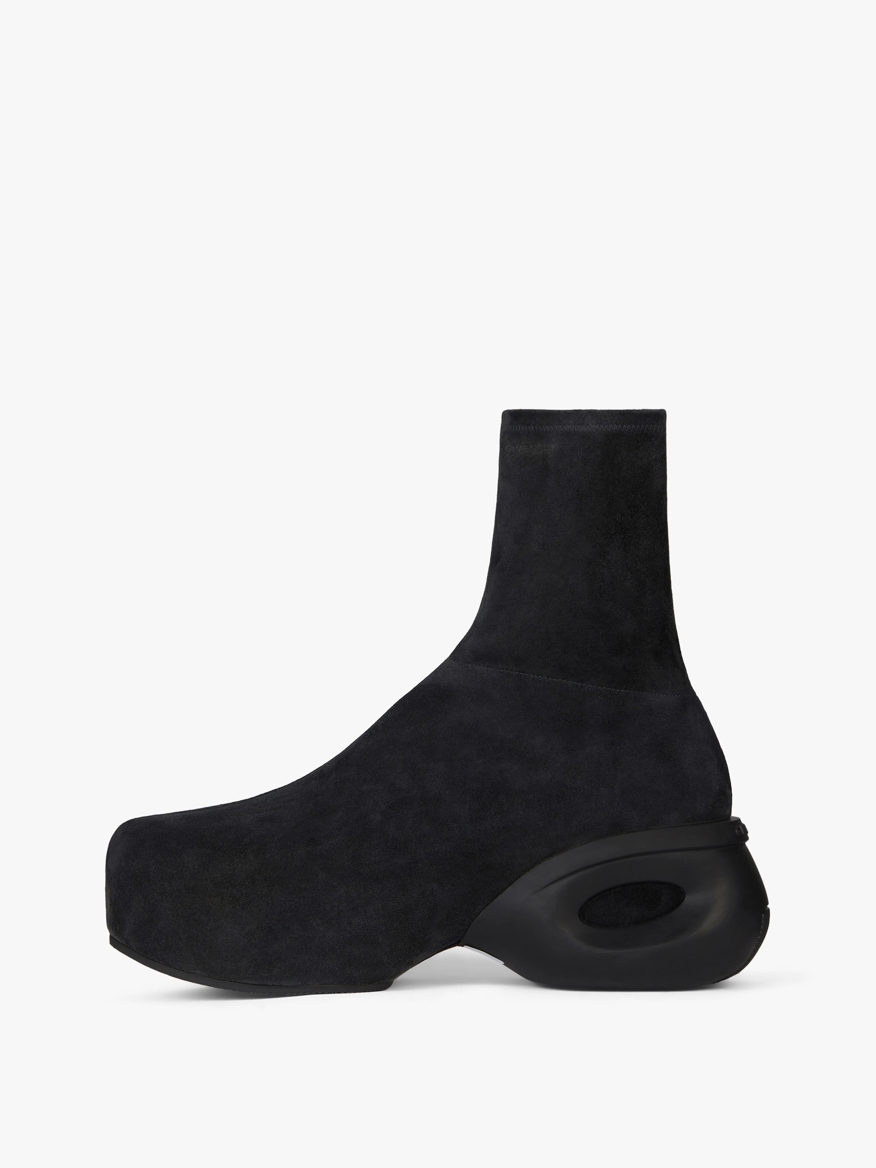 GIVENCHY MEN'S G CLOG RUBBER HEEL STRETCH BOOT NWT