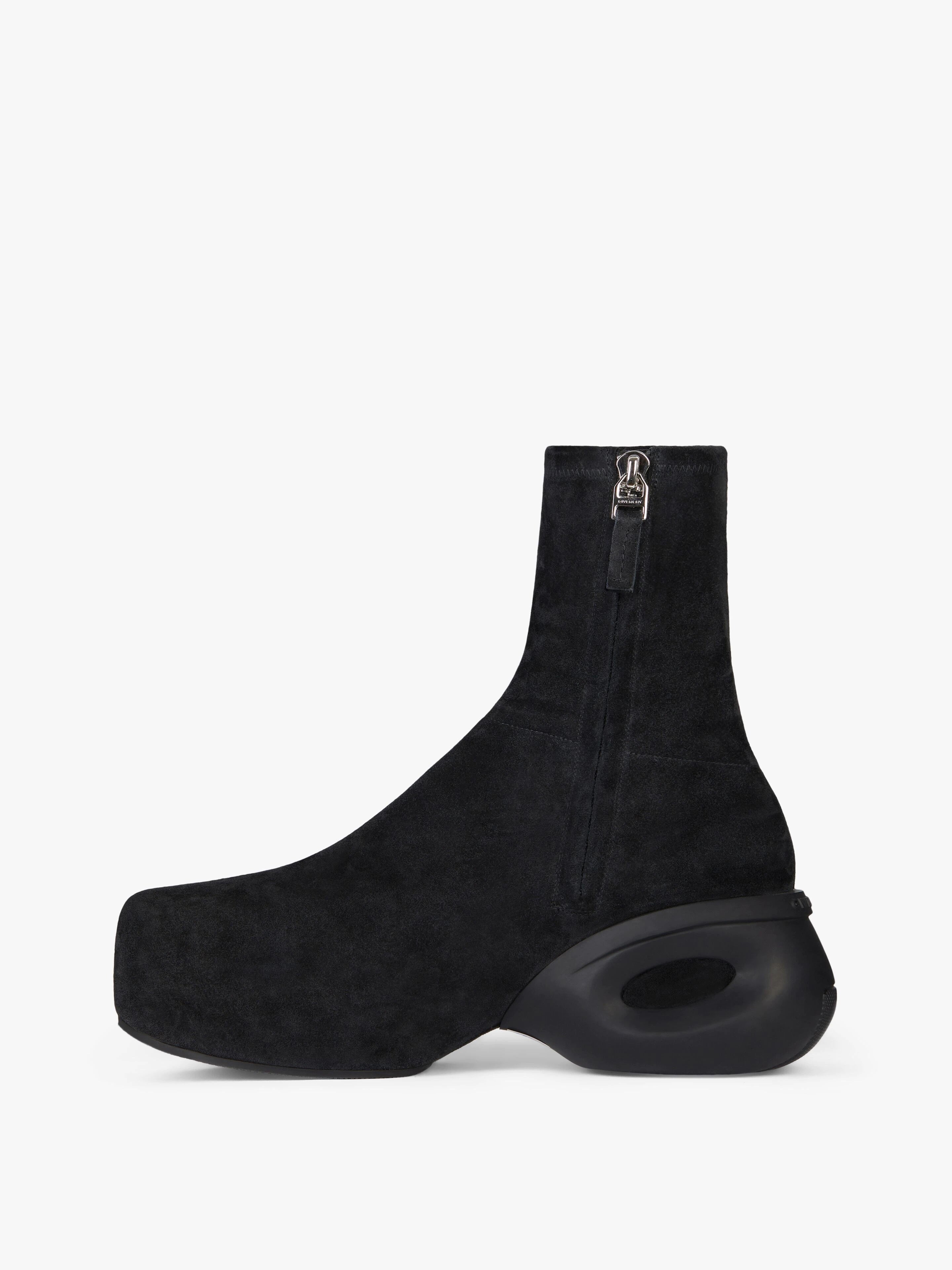 GIVENCHY MEN'S G CLOG RUBBER HEEL STRETCH BOOT NWT