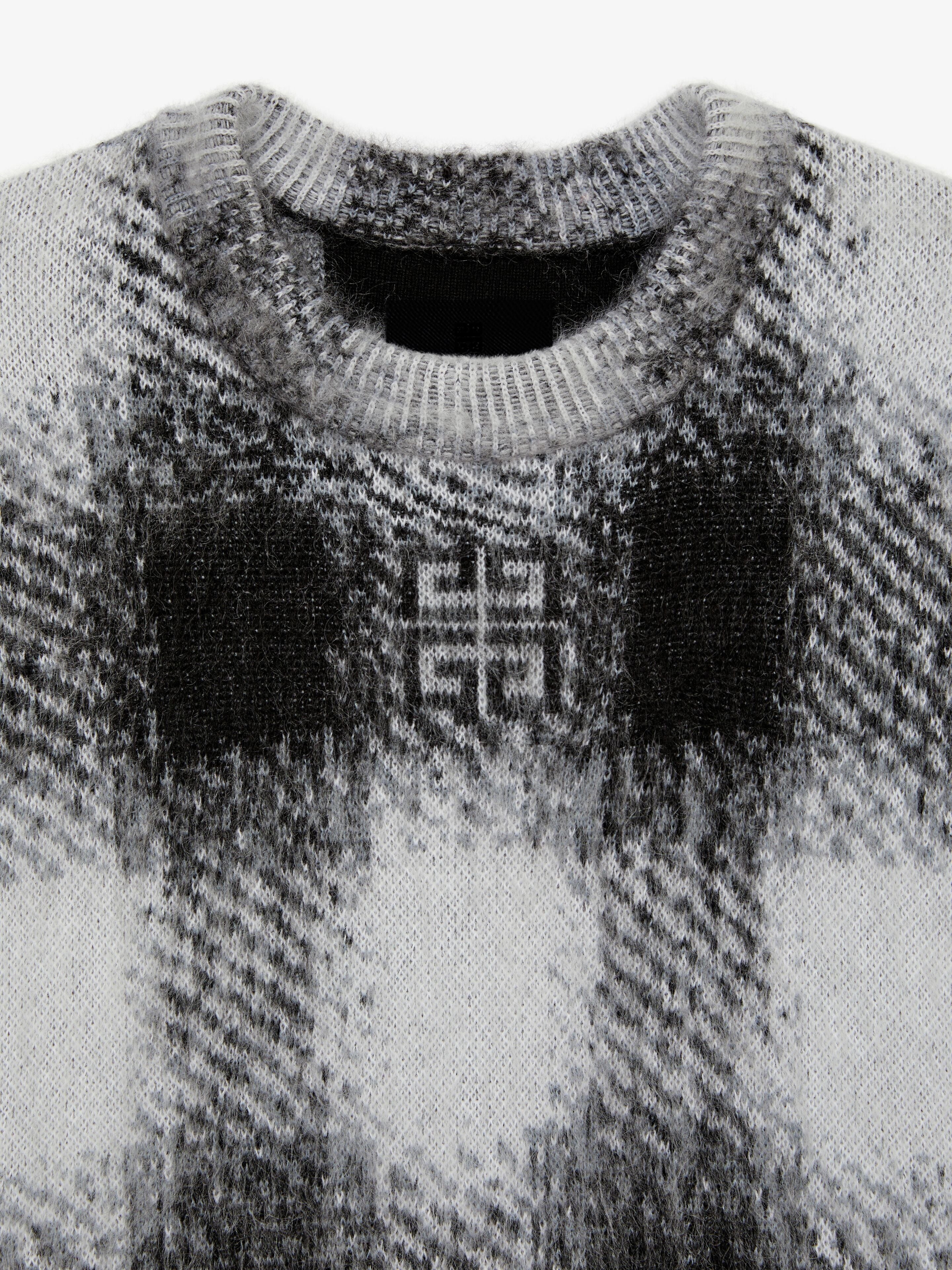 GIVENCHY MEN'S PLAID CREW NECK NWT