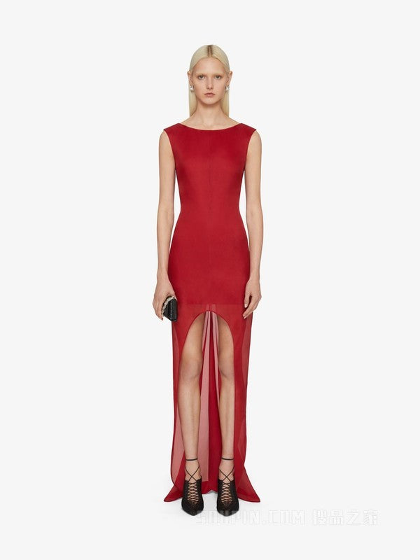 GIVENCHY WOMEN'S LONG DRESS WITH BIG BOWS NWT