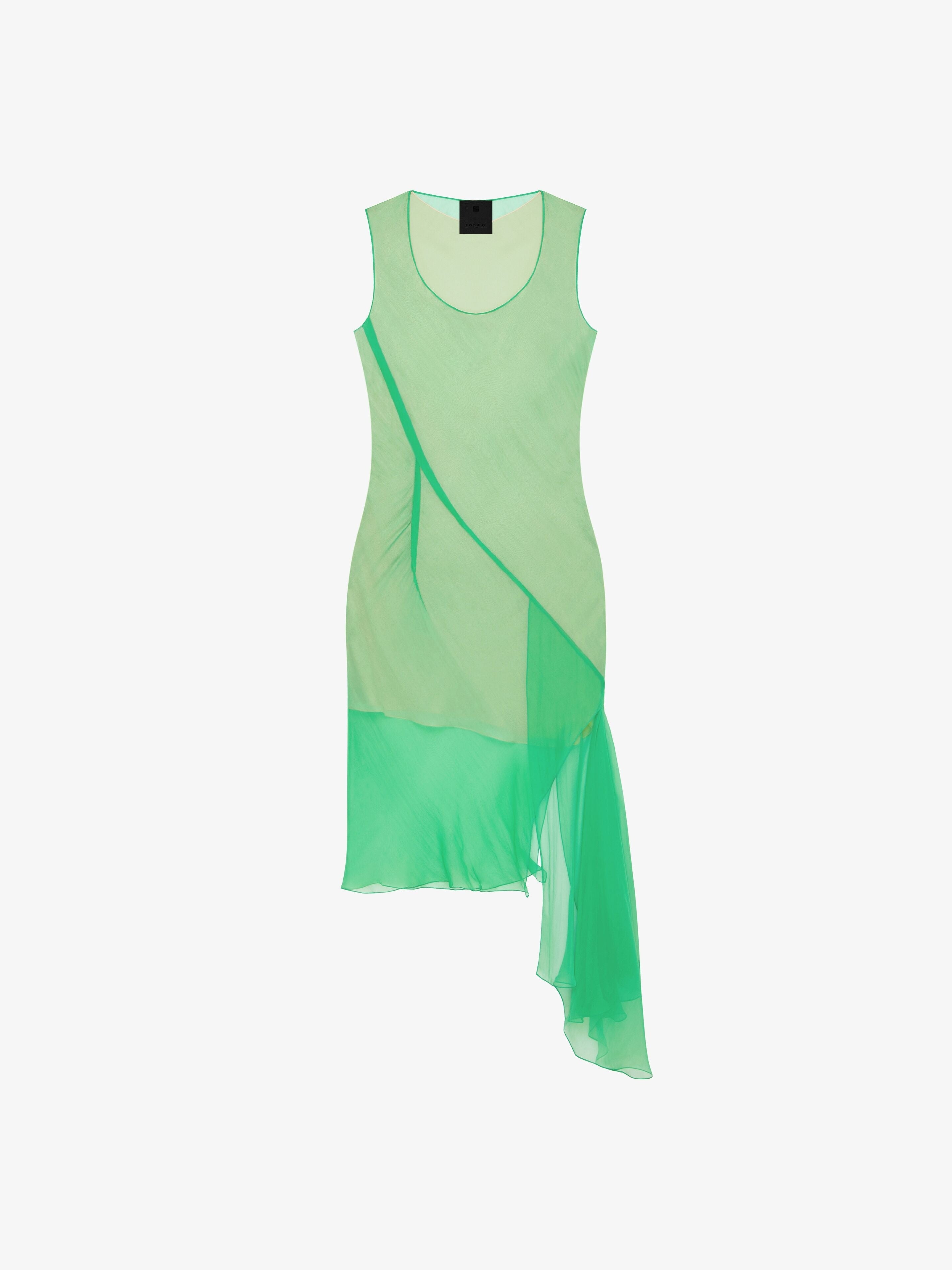 GIVENCHY WOMEN'S SHORT DRESS WITH VOLANT ON SIDE NWT