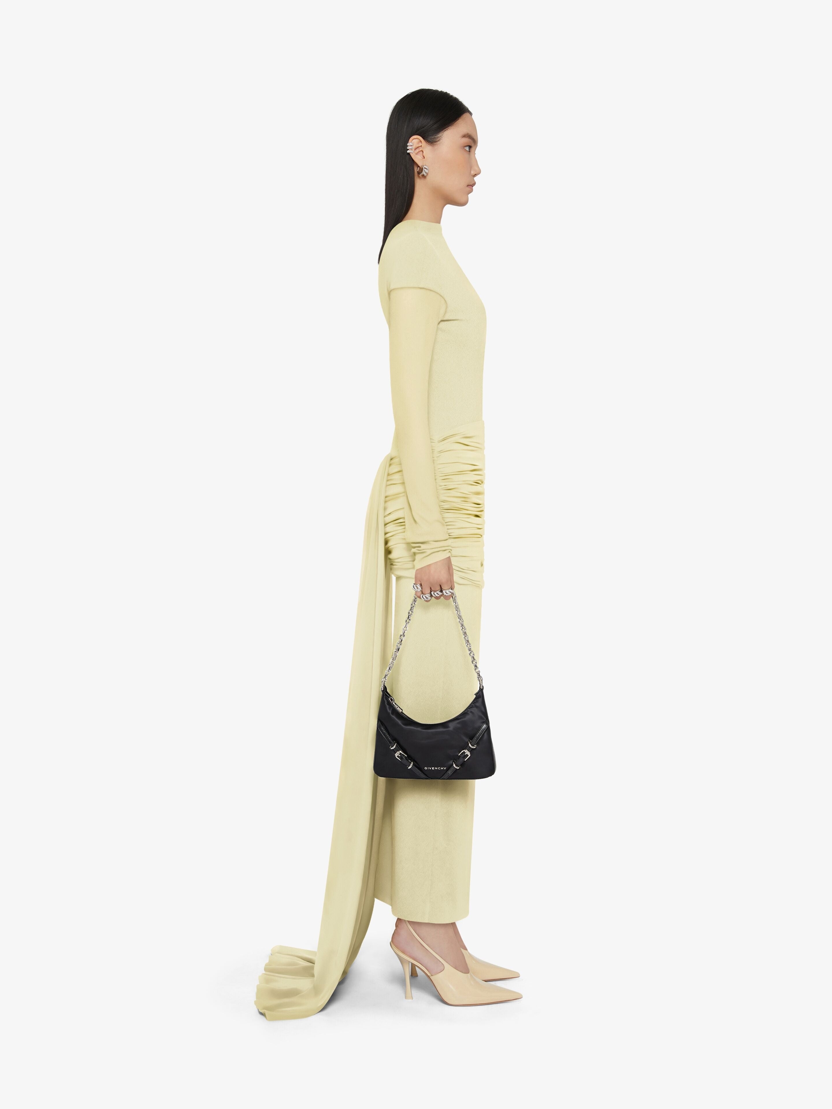 GIVENCHY WOMEN'S LIGHT YELLOW RUCHED DRESS
