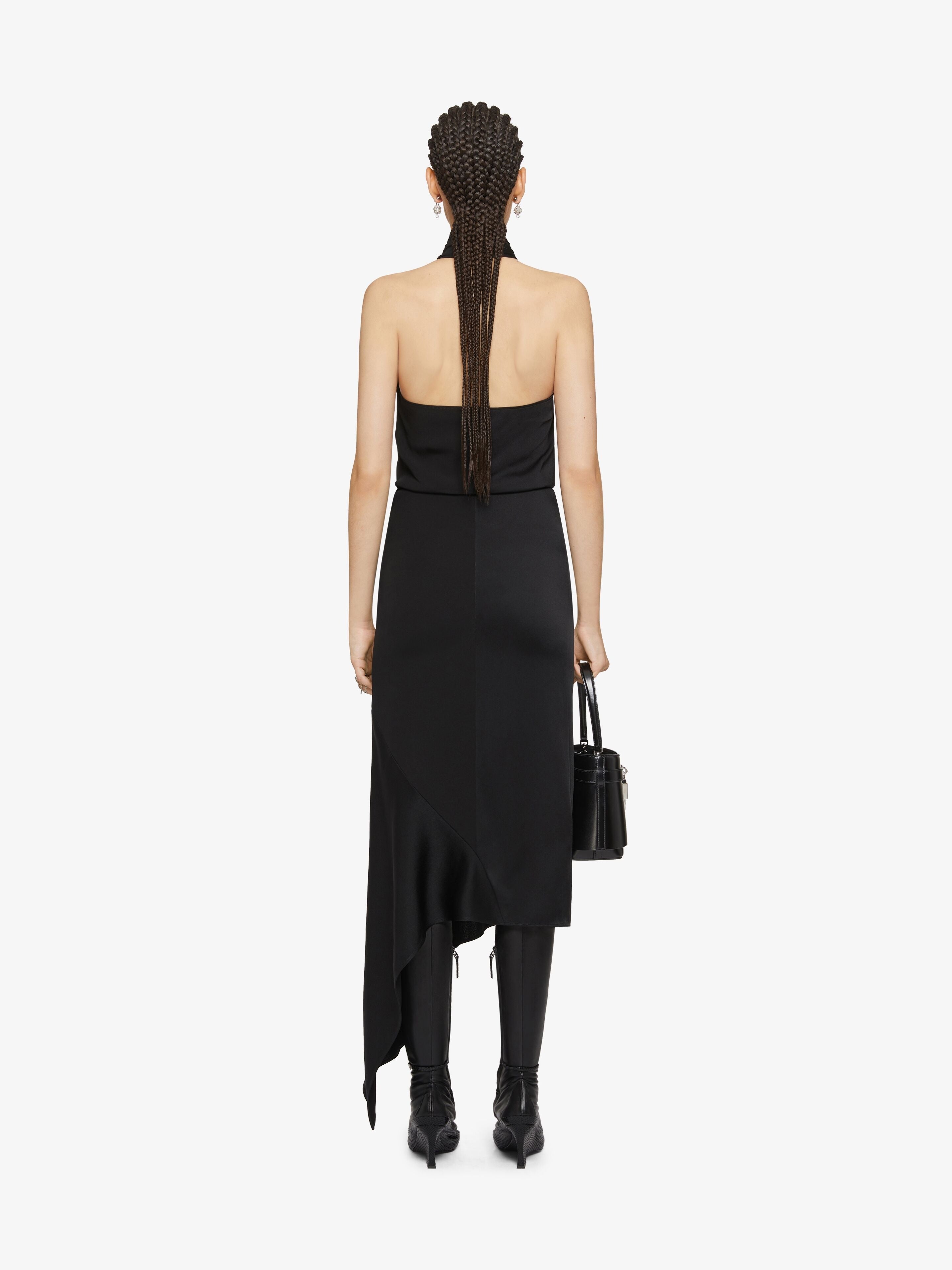 GIVENCHY WOMEN'S CROSS FRONT LAVALIERE DRESS NWT