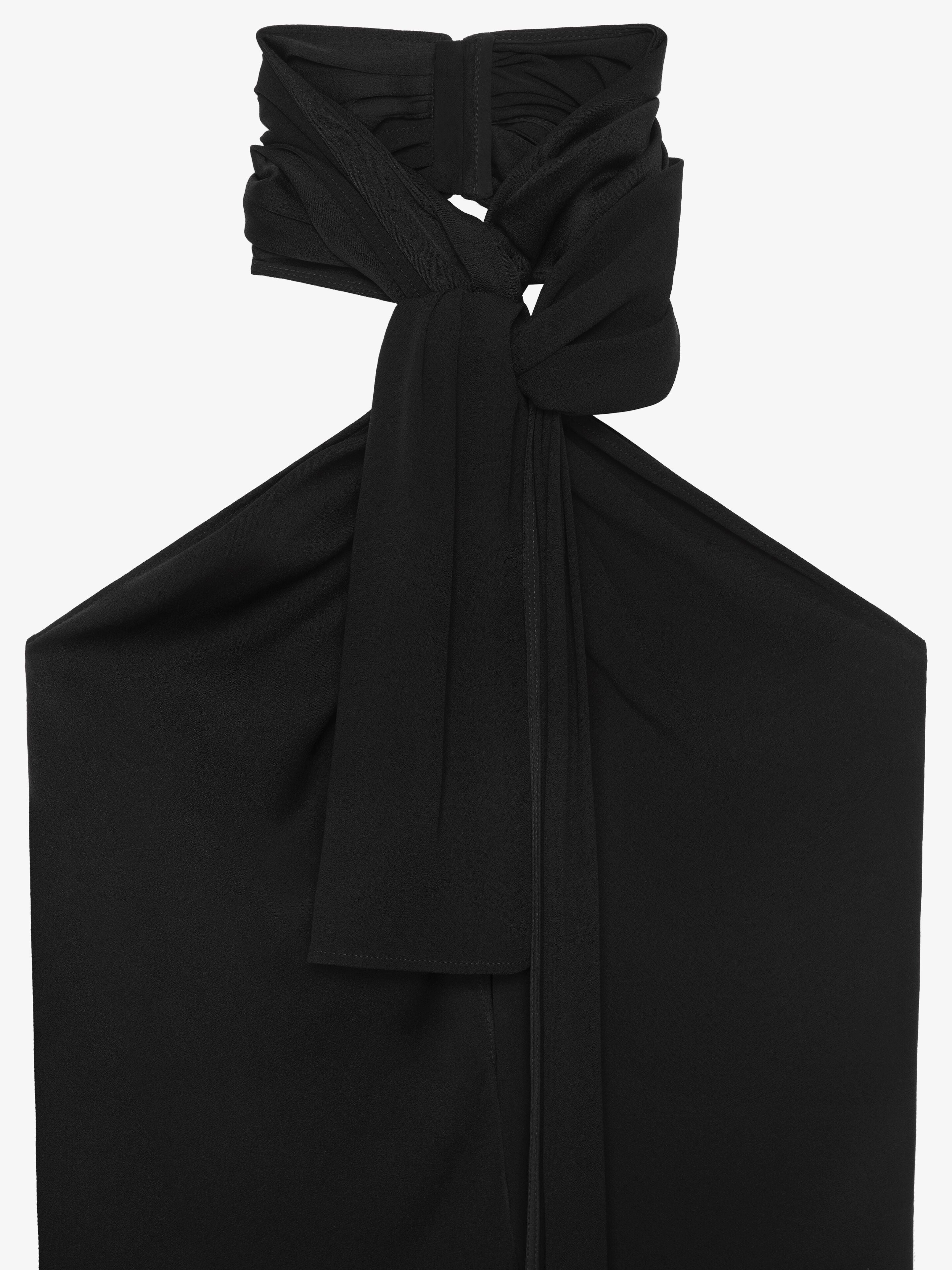 GIVENCHY WOMEN'S CROSS FRONT LAVALIERE DRESS NWT