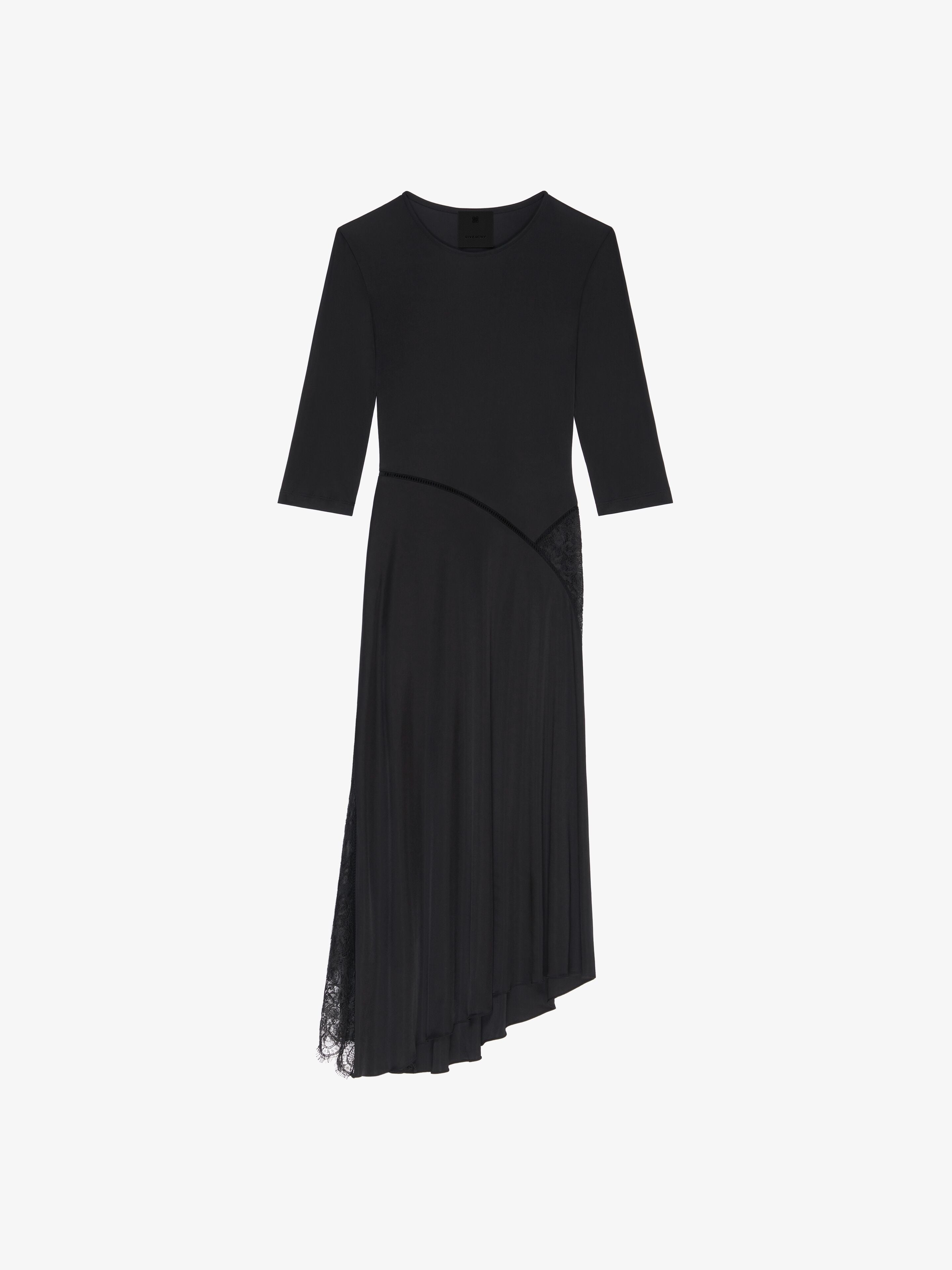 GIVENCHY WOMEN'S LACE INSERT FLARE DRESS NWT
