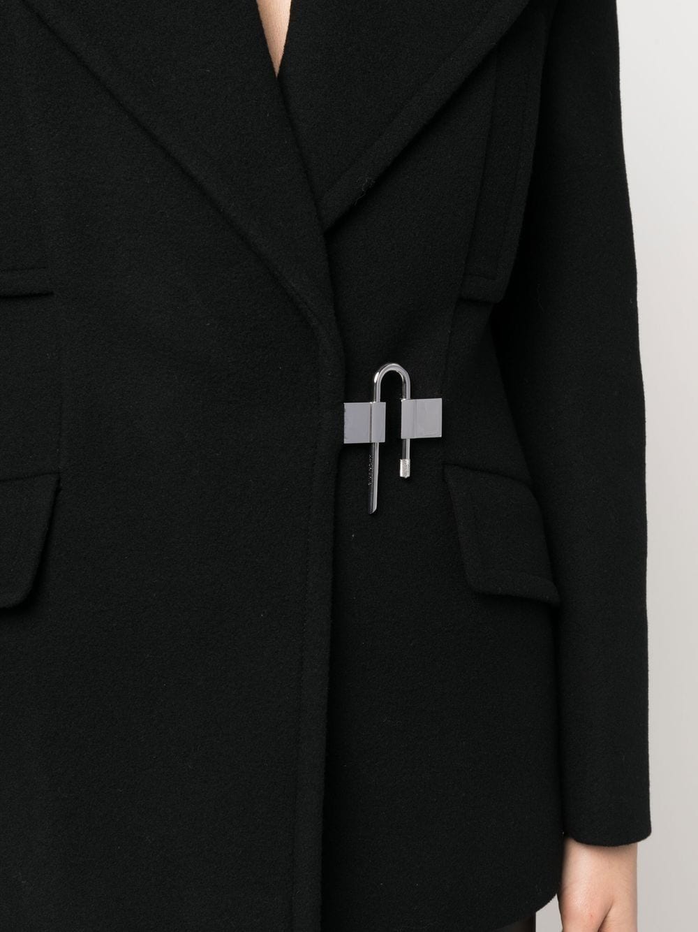 GIVENCHY WOMEN'S U-LOCK PEACOAT NWT