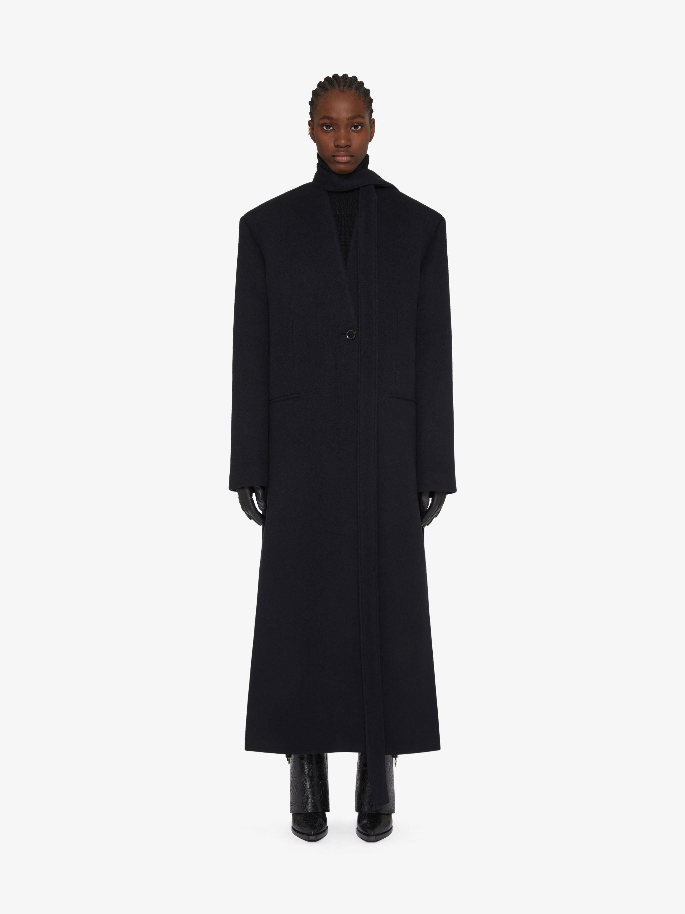 GIVENCHY WOMEN'S COAT WITH SCARF NWT
