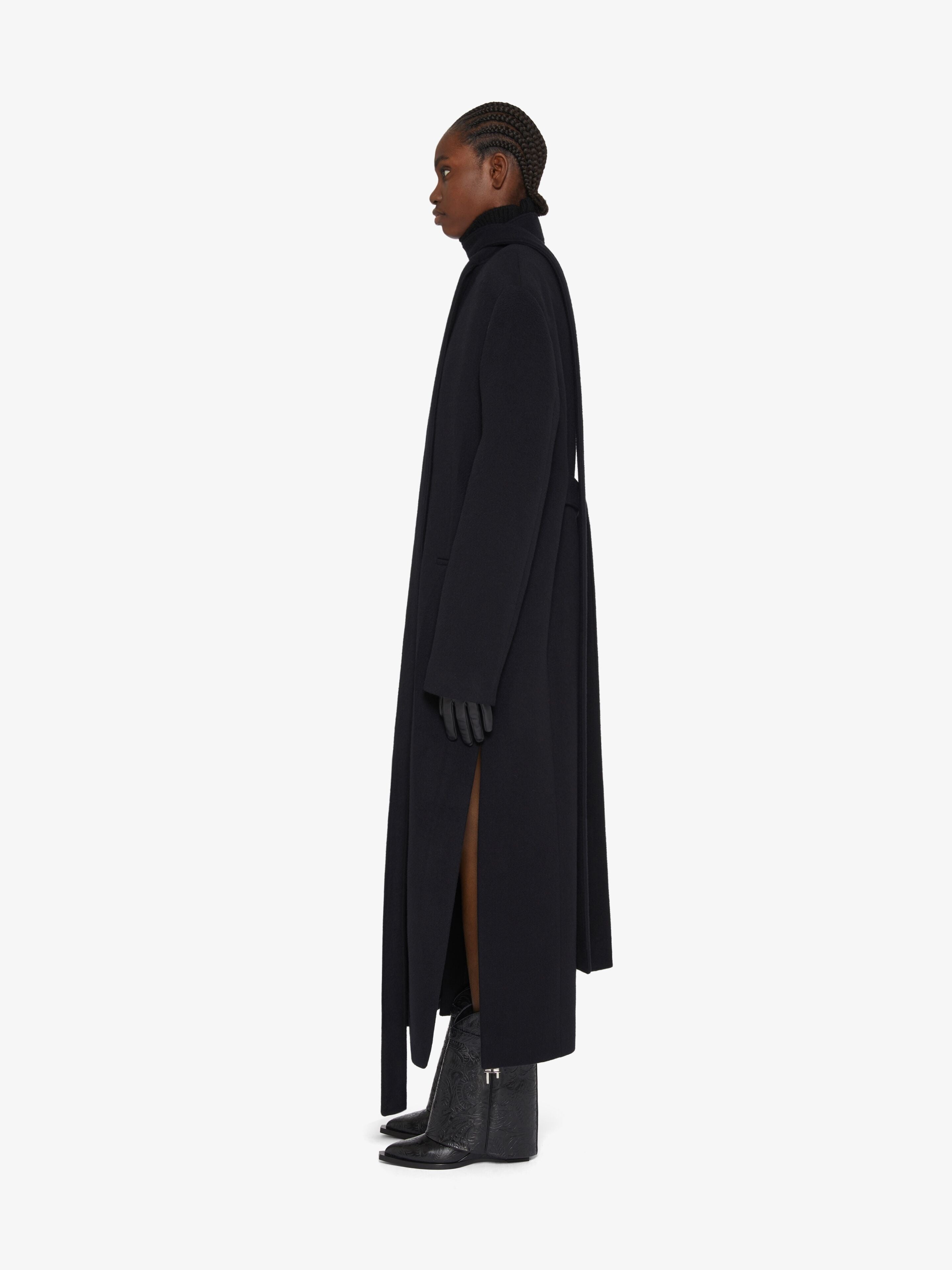 GIVENCHY WOMEN'S COAT WITH SCARF NWT