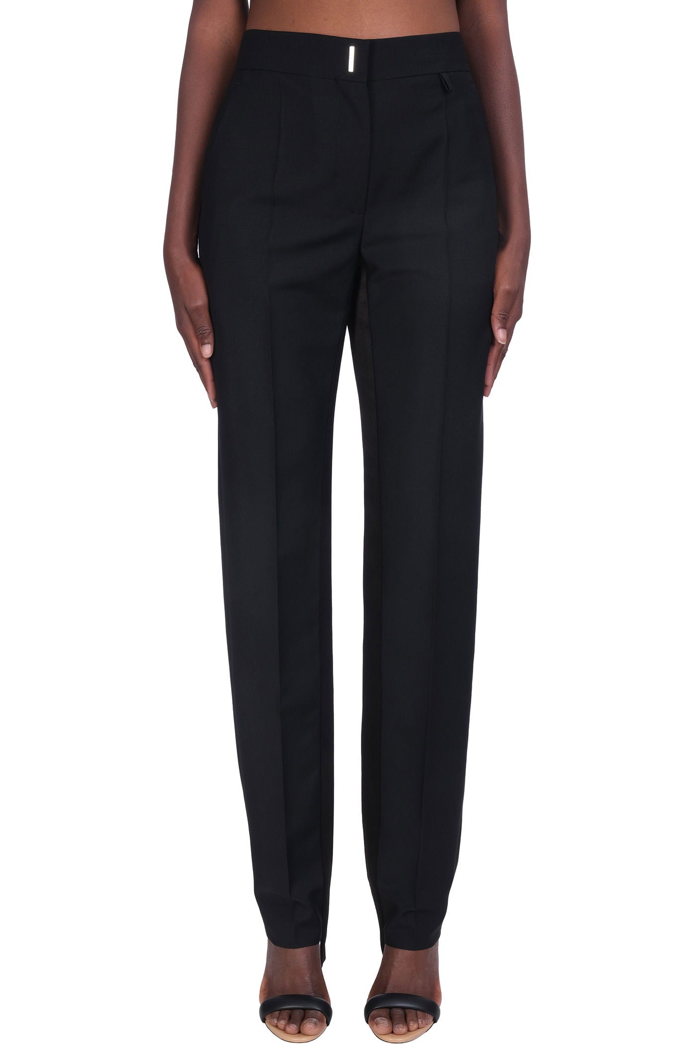 GIVENCHY WOMEN'S CIGARET TROUSERS WITH SATIN INSEAM NWT