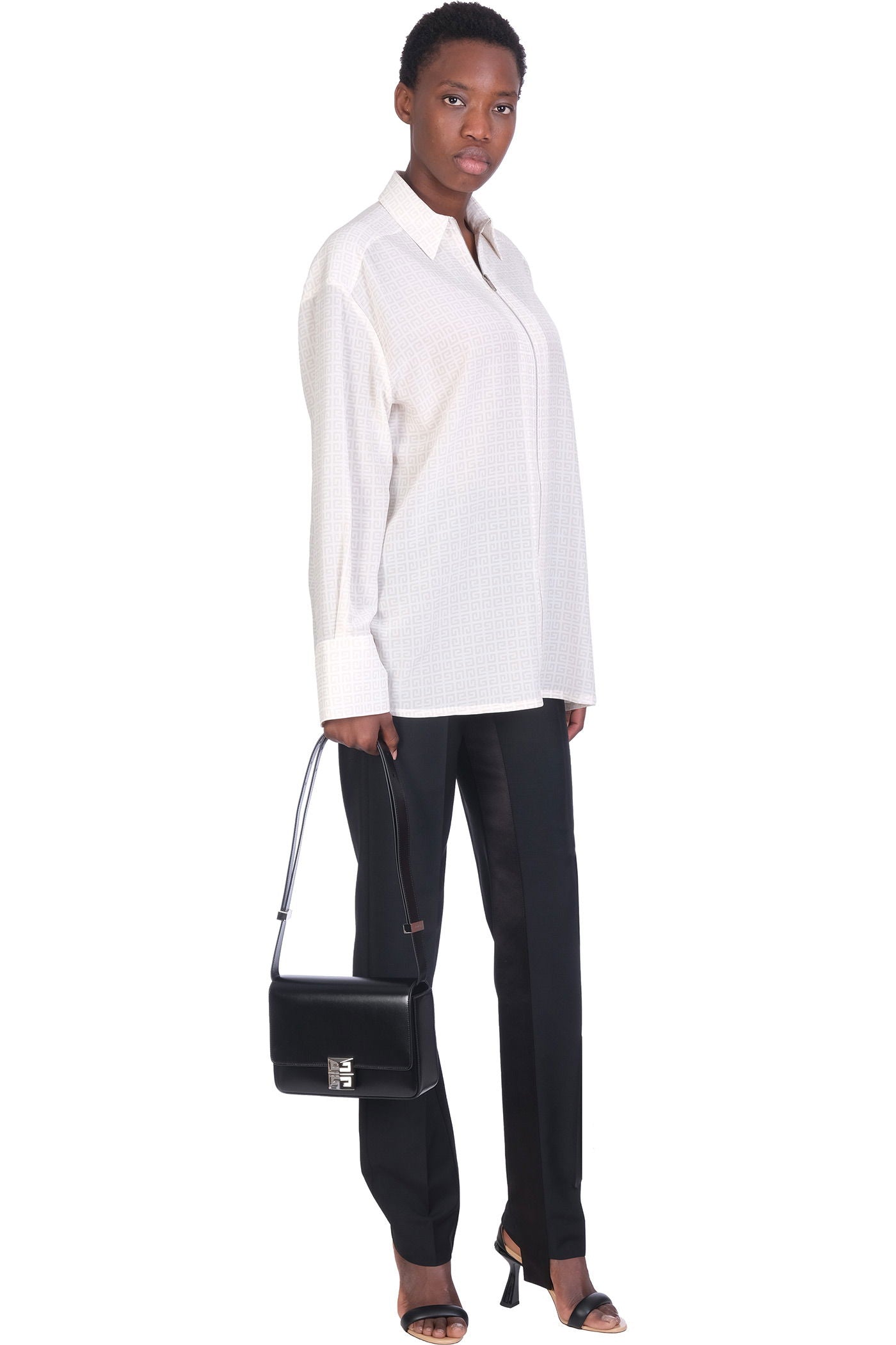 GIVENCHY WOMEN'S CIGARET TROUSERS WITH SATIN INSEAM NWT