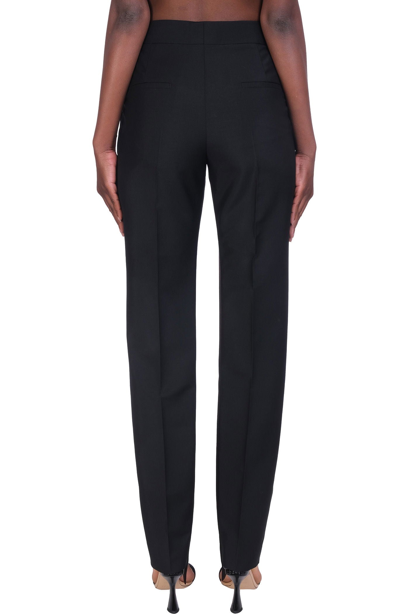 GIVENCHY WOMEN'S CIGARET TROUSERS WITH SATIN INSEAM NWT