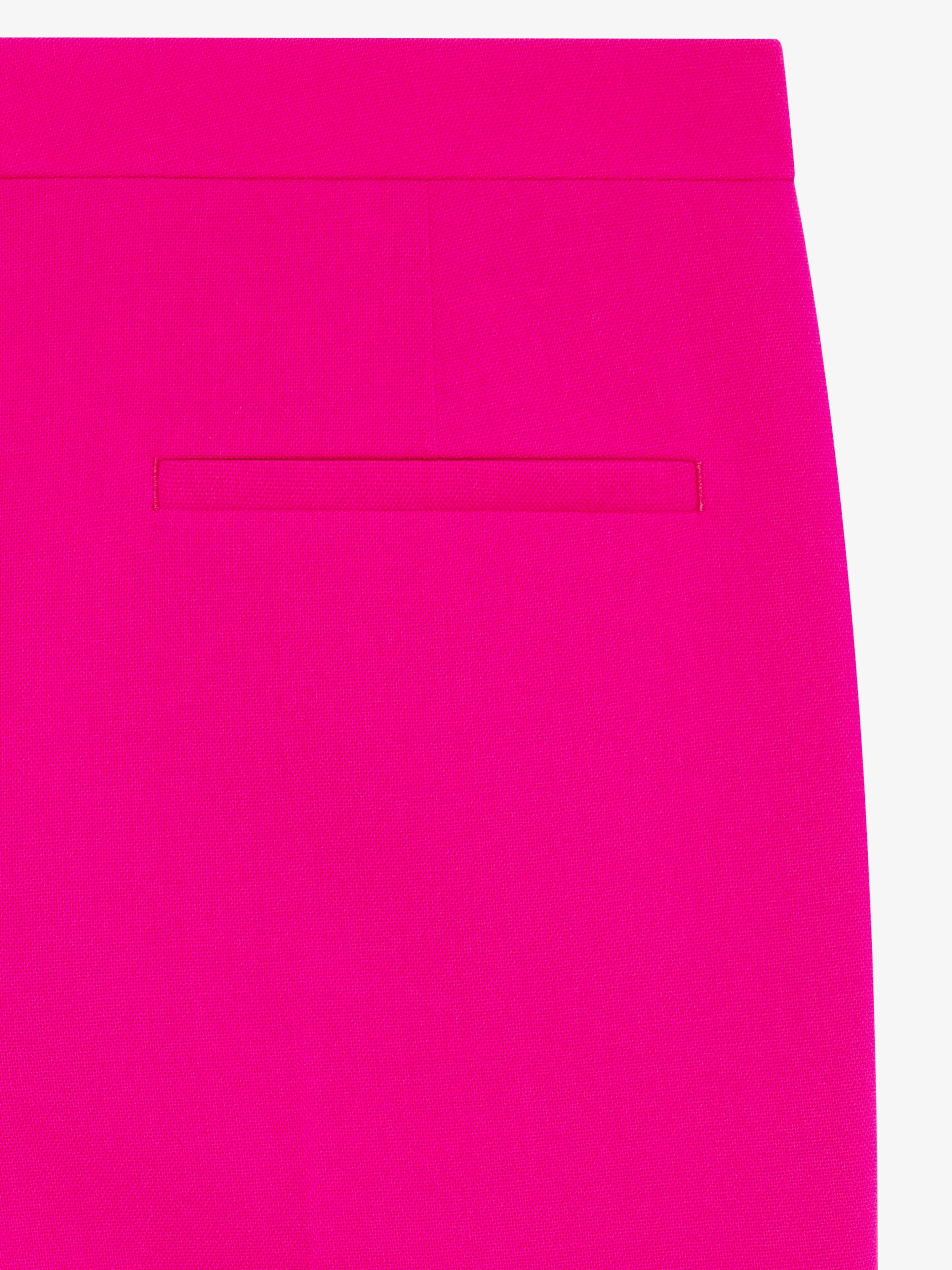 GIVENCHY WOMEN'S FUCHSIA FLARE TAILORED TROUSERS