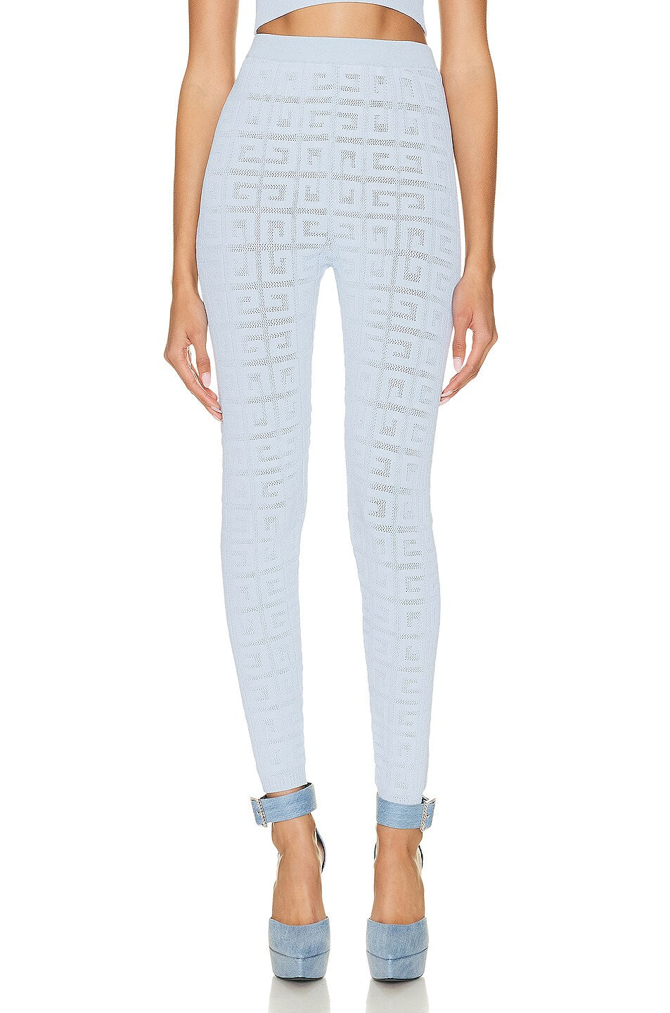 GIVENCHY WOMEN'S STRETCH LACE MONOGRAM LEGGING NWT