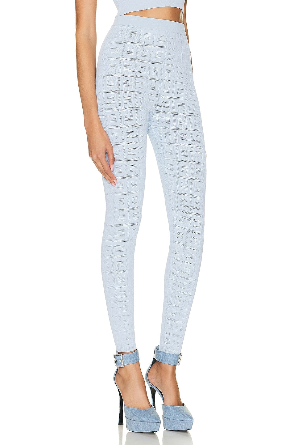 GIVENCHY WOMEN'S STRETCH LACE MONOGRAM LEGGING NWT