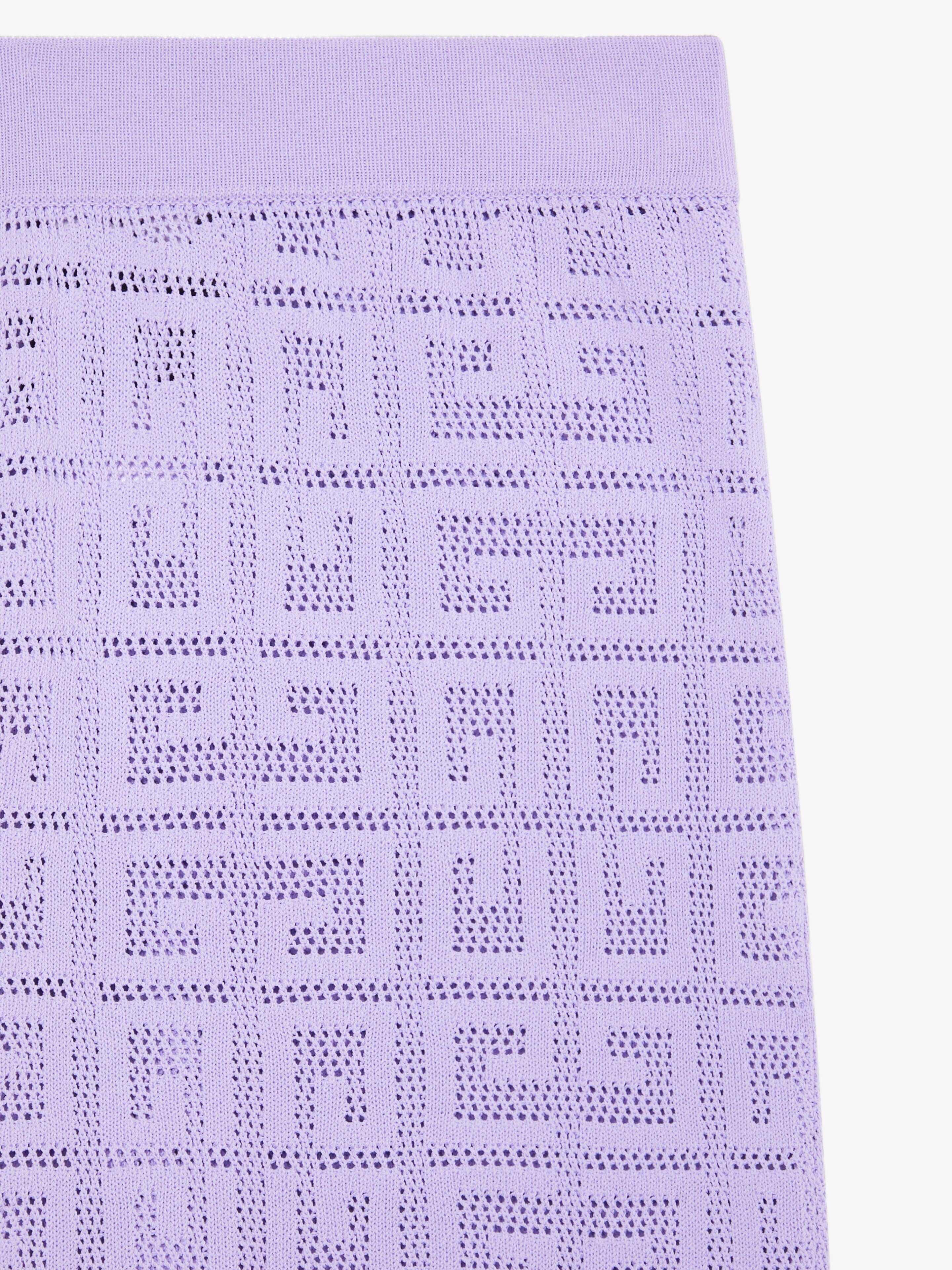 GIVENCHY WOMEN'S LAVENDER WIDE KNIT TROUSERS