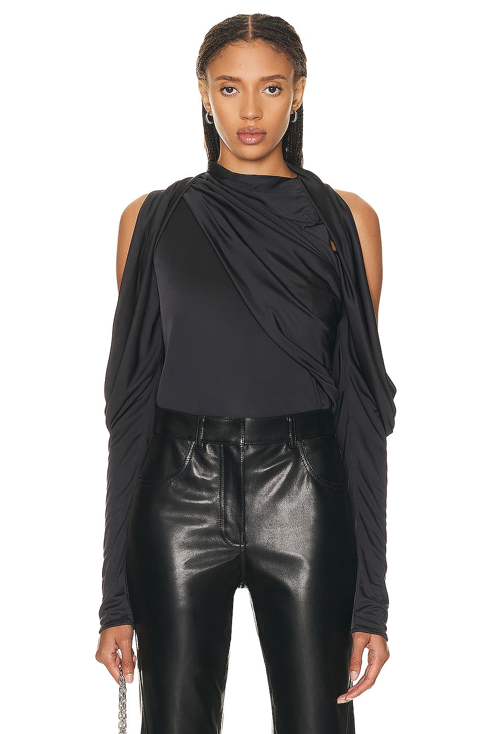 GIVENCHY WOMEN'S DRAPED TOP NWT