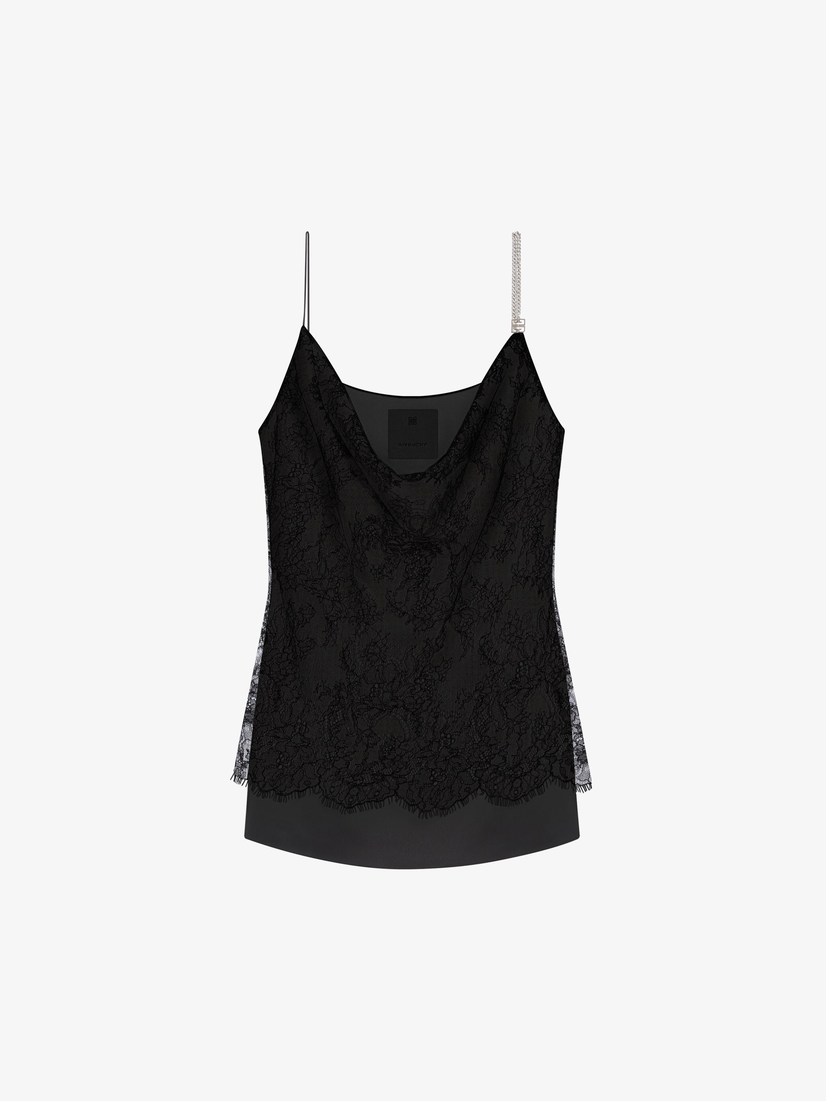 GIVENCHY WOMEN'S 4G CHAIN LACE TOP NWT