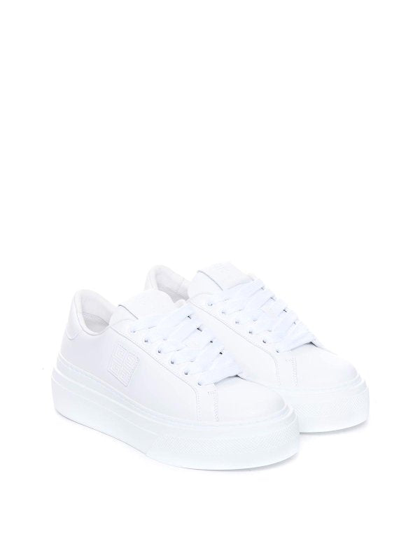 GIVENCHY WOMEN'S CITY LACE-UP SNEAKERS PLATFORM NWT