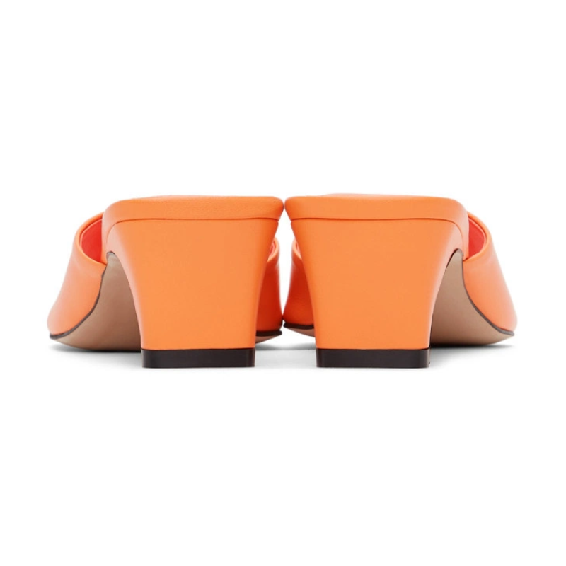 Womens | LOW CLASSIC Slide Heeled Sandal Orange