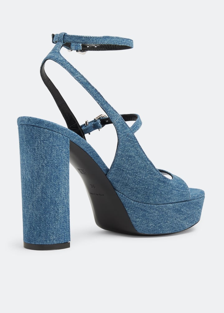 GIVENCHY WOMEN'S VOYOU HIGH HEEL SANDALS PLATEFORM 115 NWT