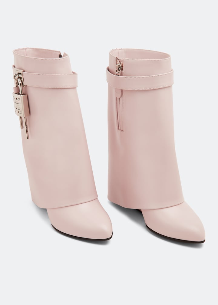 GIVENCHY WOMEN'S SHARK LOCK ANKLE BOOTS 90MM NWT