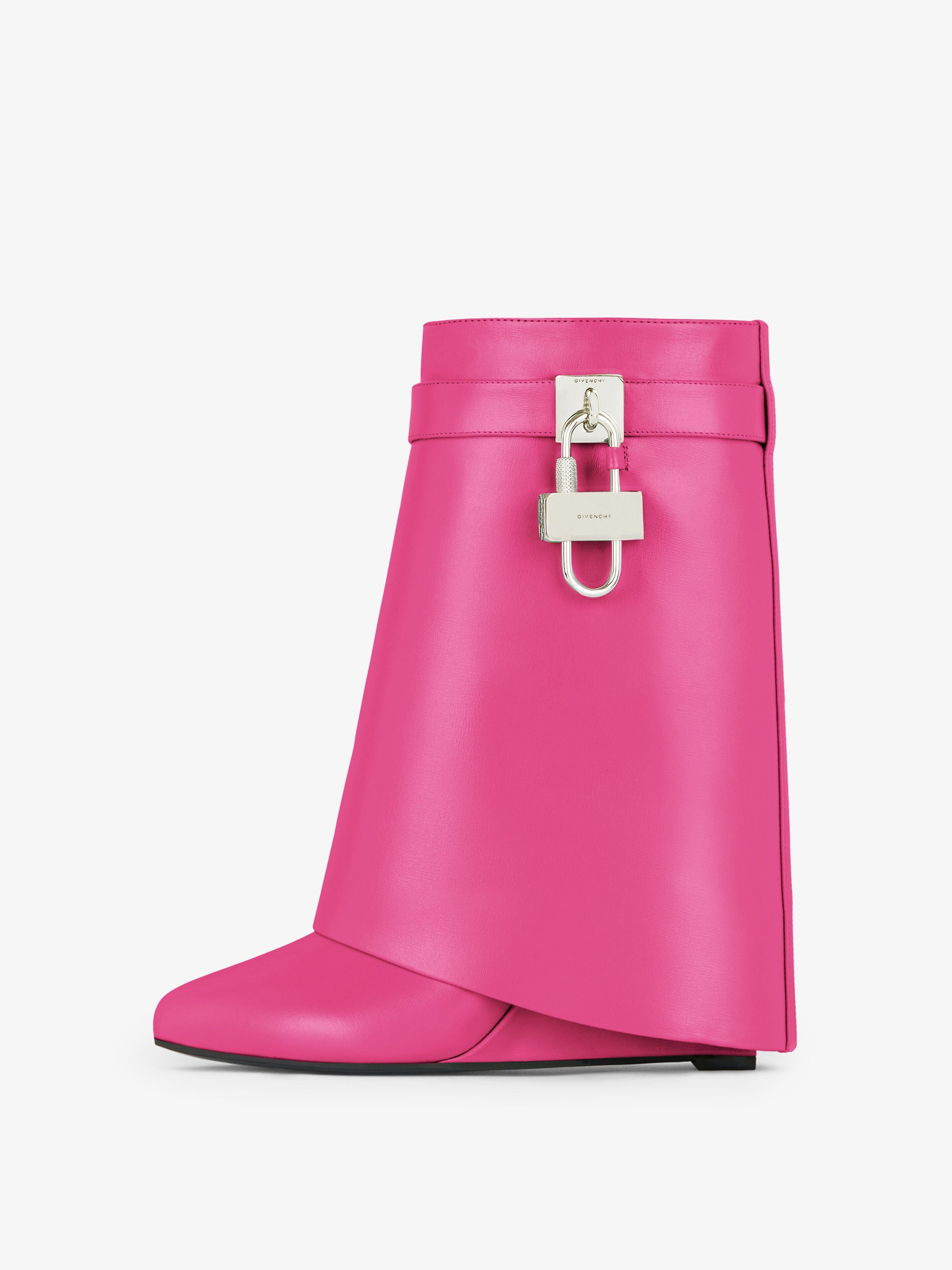 GIVENCHY WOMEN'S SHARK LOCK ANKLE BOOTS 90MM NWT